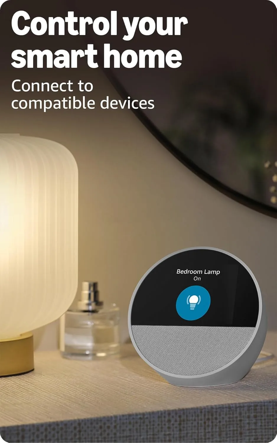 1768094734 389 Amazon Echo Spot newest model Great for nightstands offices and