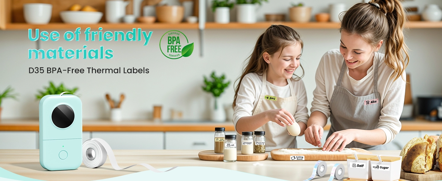 Phomemo D30 Label Maker Machine with Tape for Home Office School Small Business