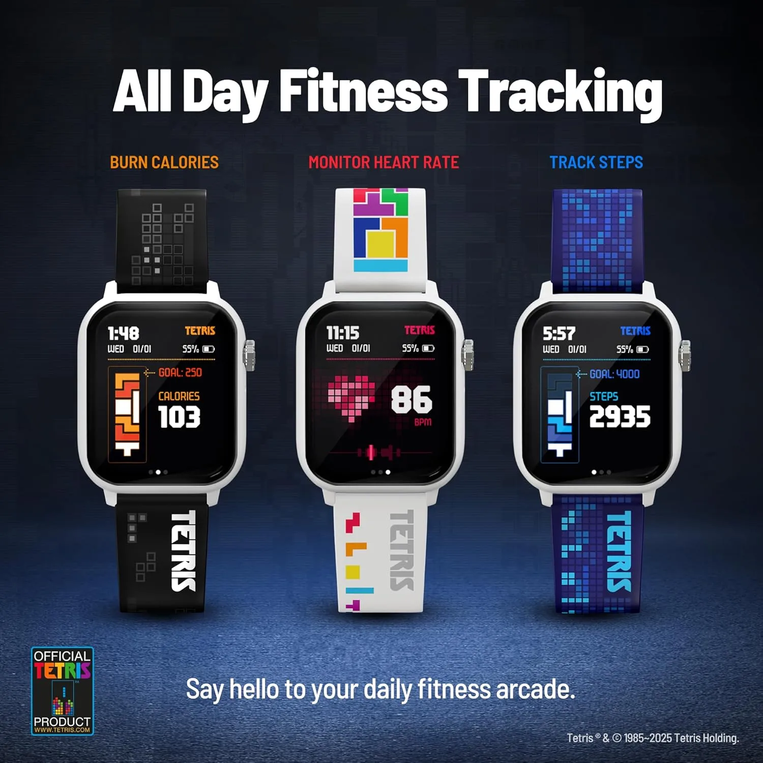 1768225875 715 Tetris%C2%AE My Play Watch %E2%80%93 Retro Gaming Smart Watch No