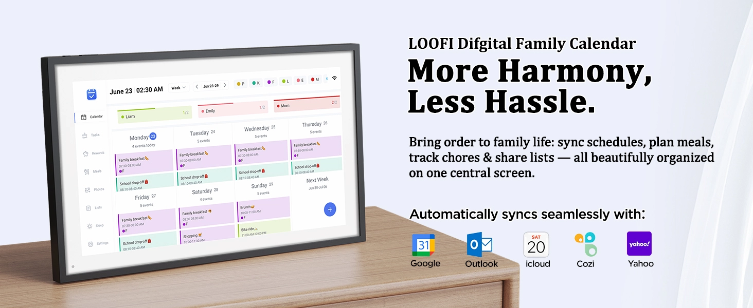 LOOFII Smart Digital Calendar