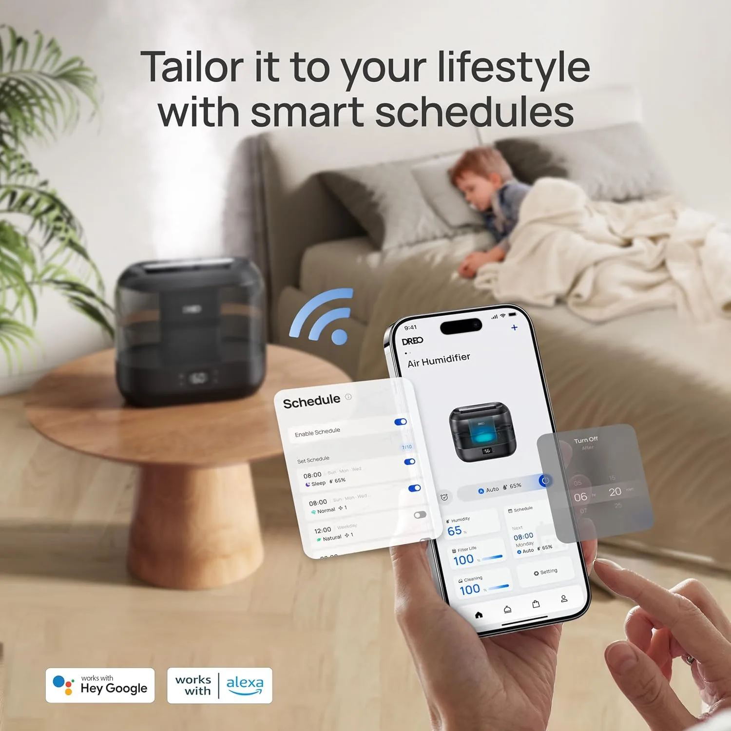 1768264888 649 Dreo Smart Humidifiers for Bedroom Top Fill 4L Supersized Humidifier