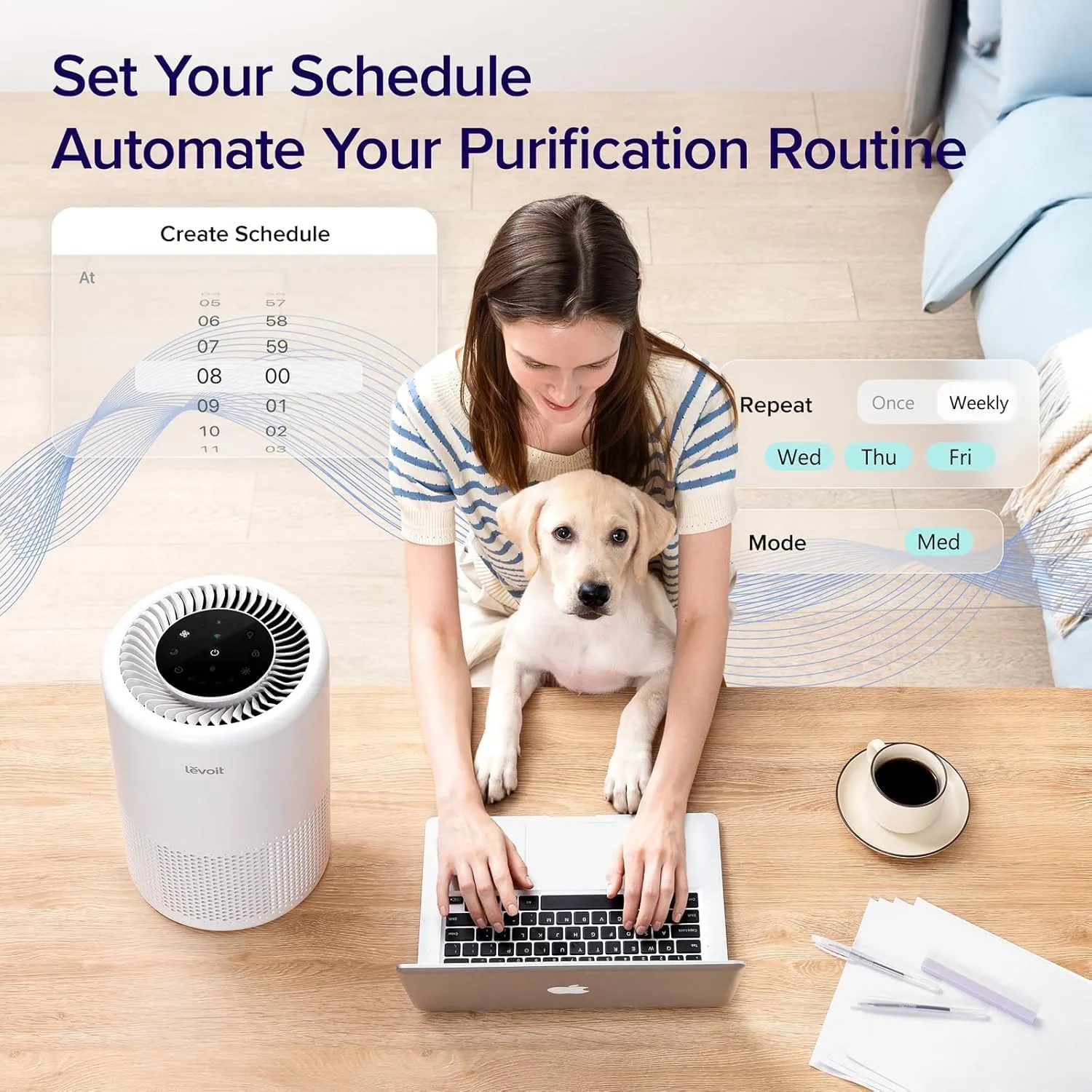 1768338952 272 LEVOIT Air Purifier for Home Bedroom Dorm Room Smart WiFi