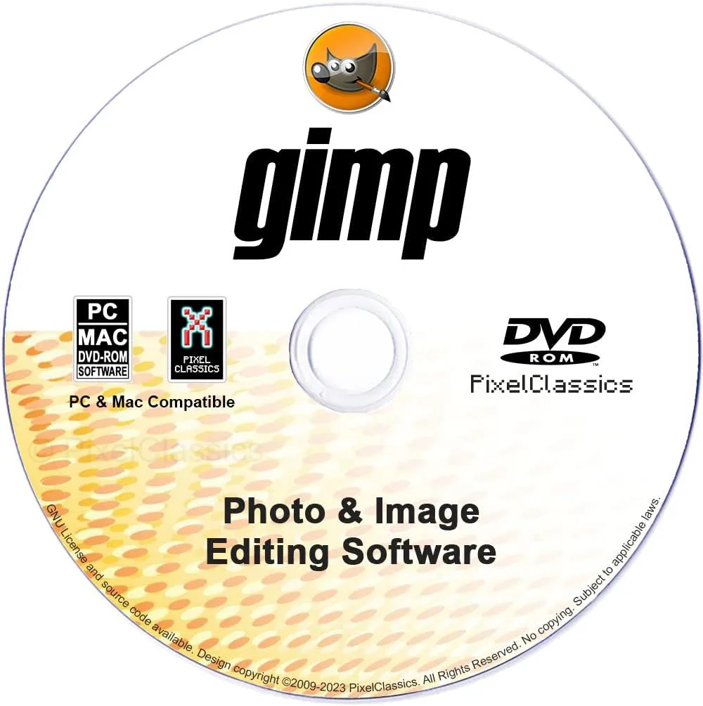 1768984758 994 GIMP Photo Editor 2026 on CD Disc Premium Professional