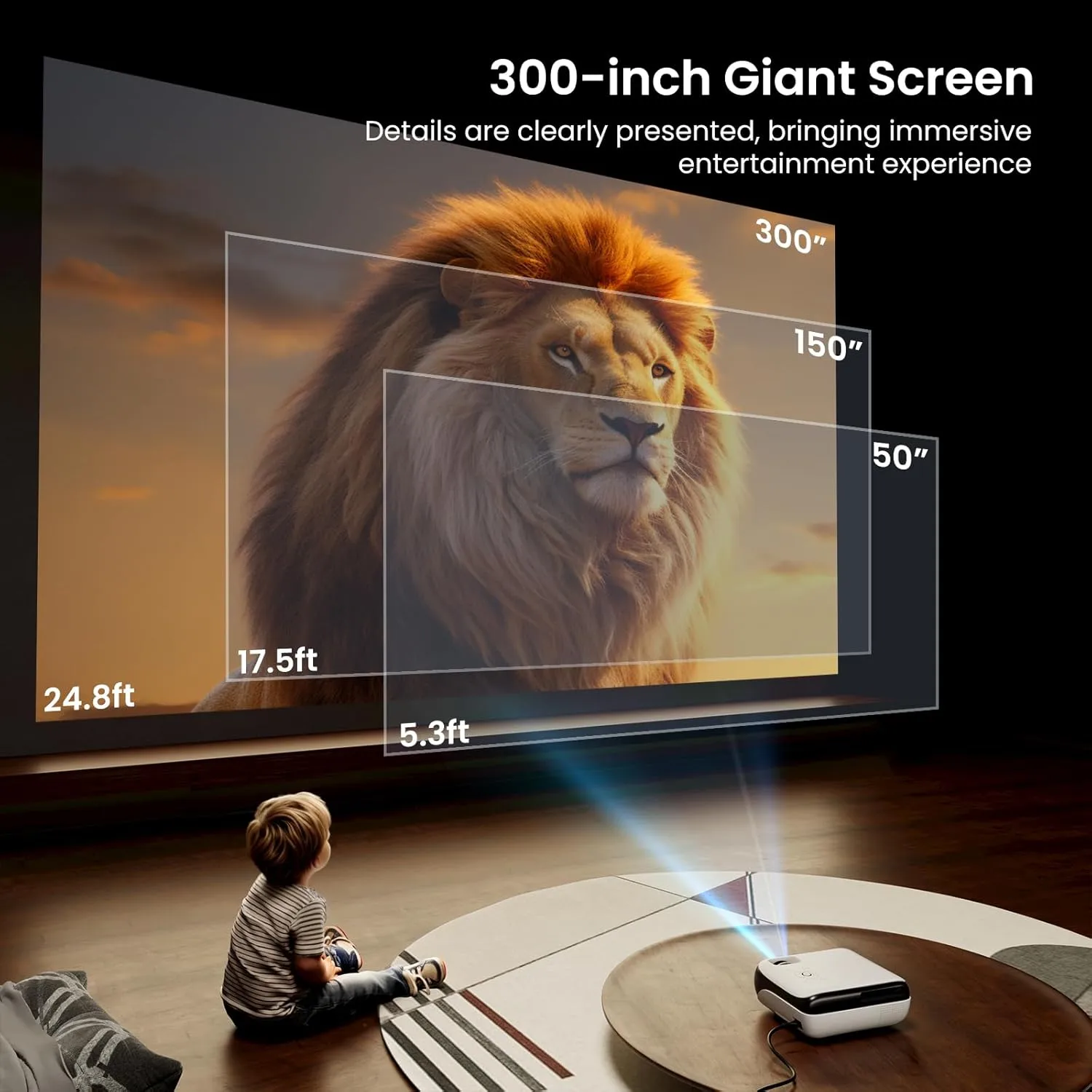 1769033866 344 Official Licensed Google TV Smart Projector HAPPRUN 4K UHD Home