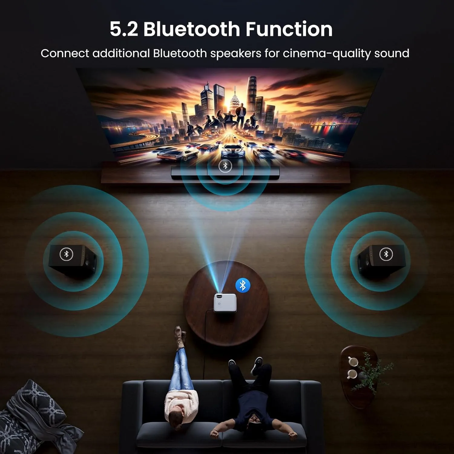 1769033866 366 Official Licensed Google TV Smart Projector HAPPRUN 4K UHD Home