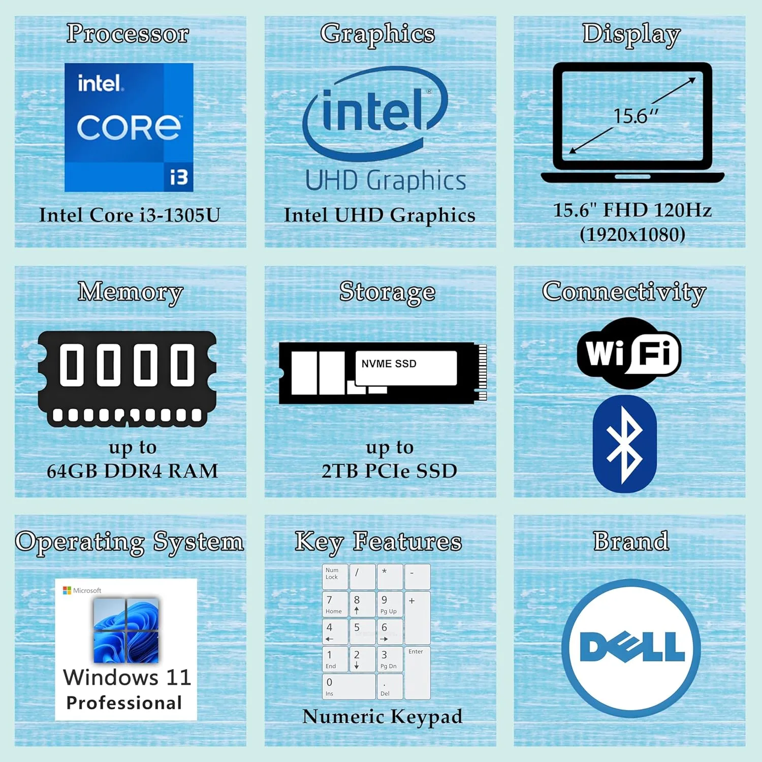 1769214567 578 Dell Laptop Computer for Home and Student Intel Core Processor
