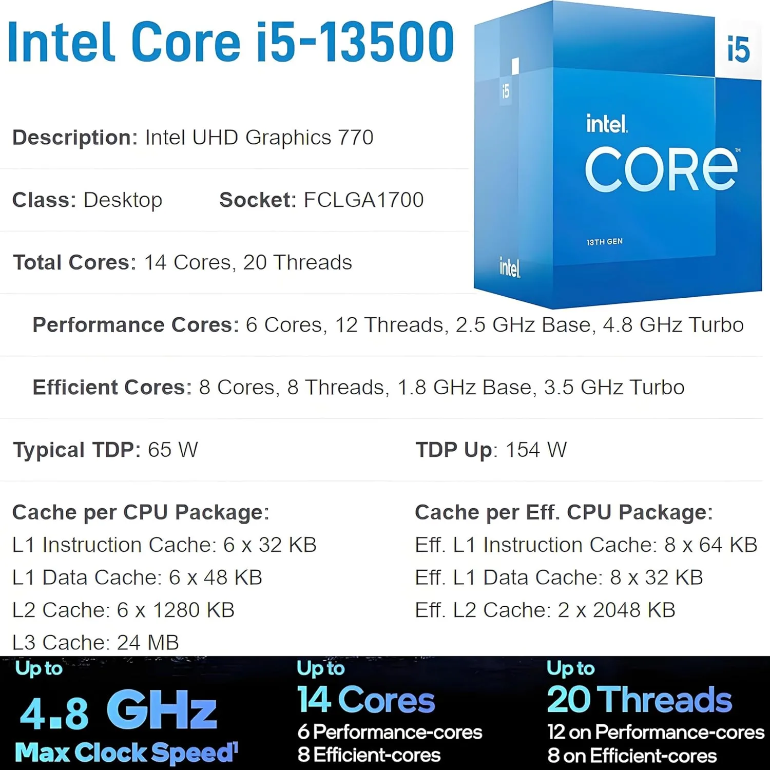 1769332128 80 HP Desktop Computers Tower PC for Home and Business Intel