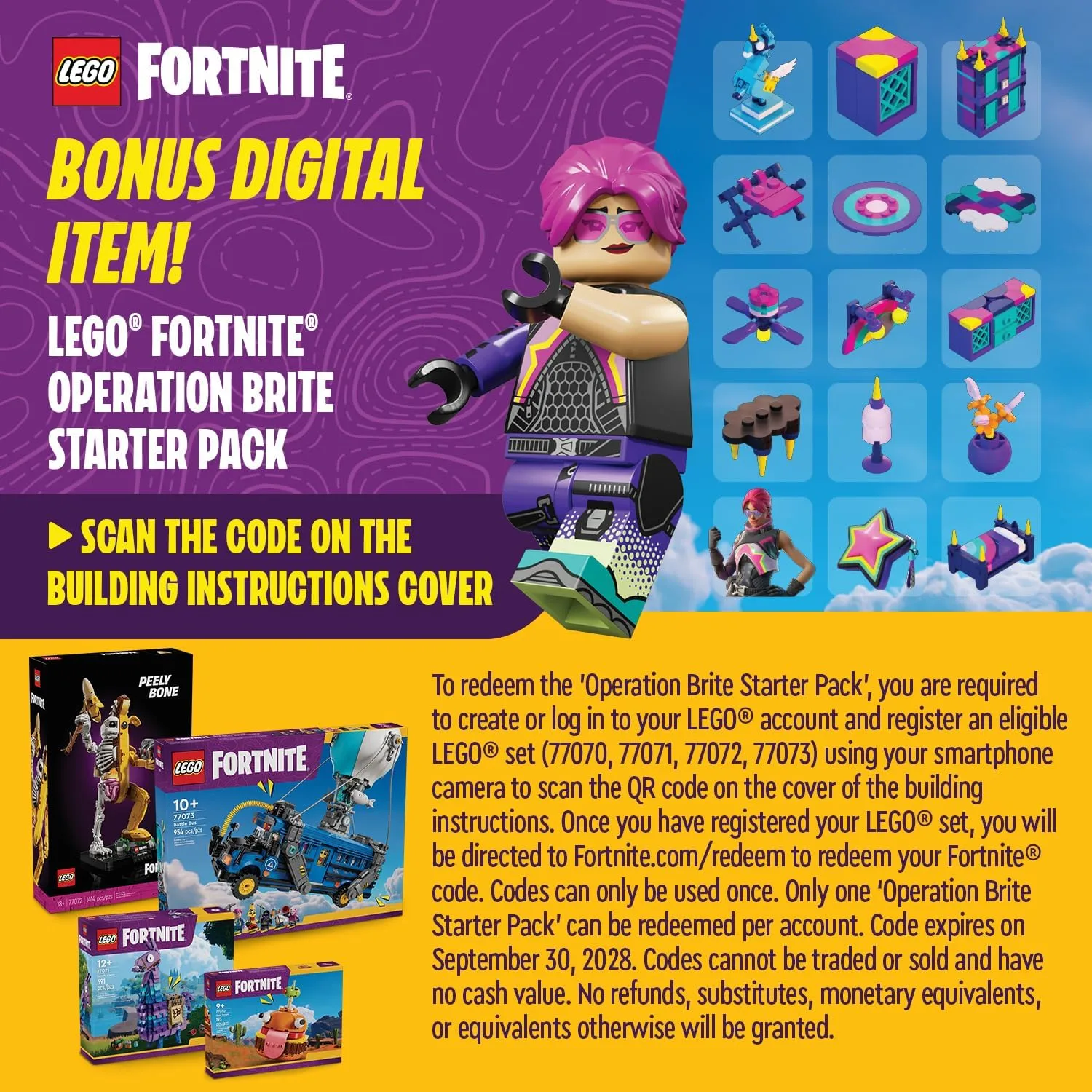 1769424532 719 LEGO Fortnite Battle Bus Building Toy Collectible Fortnite Toy