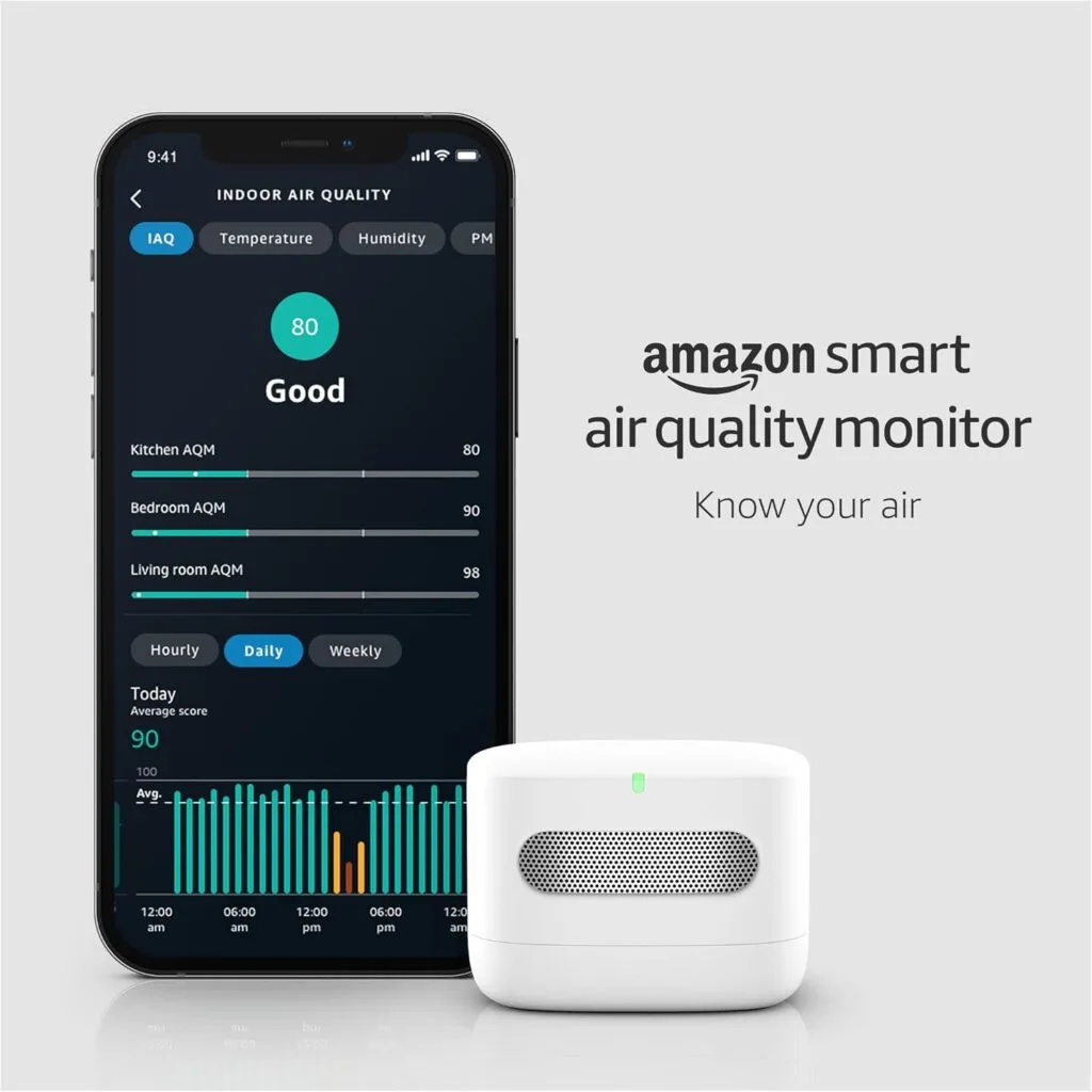 Amazon Smart Air Quality Monitor – Know your air, Works with Alexa Amazon Smart Air Quality Monitor – Know your air, Works with Alexa