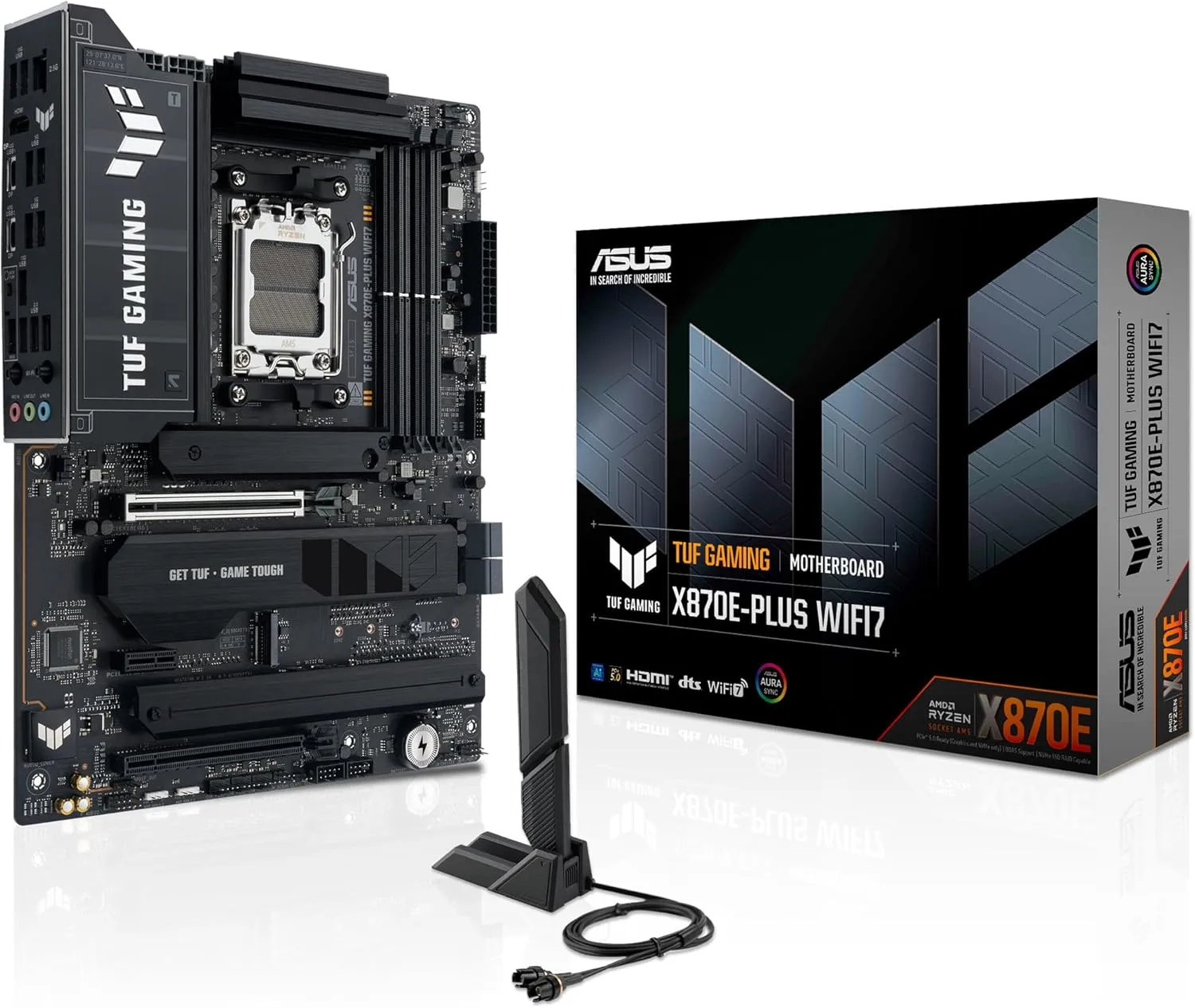 ASUS TUF Gaming X870E PLUS WIFI7 AMD Motherboard 1621 Power Stages