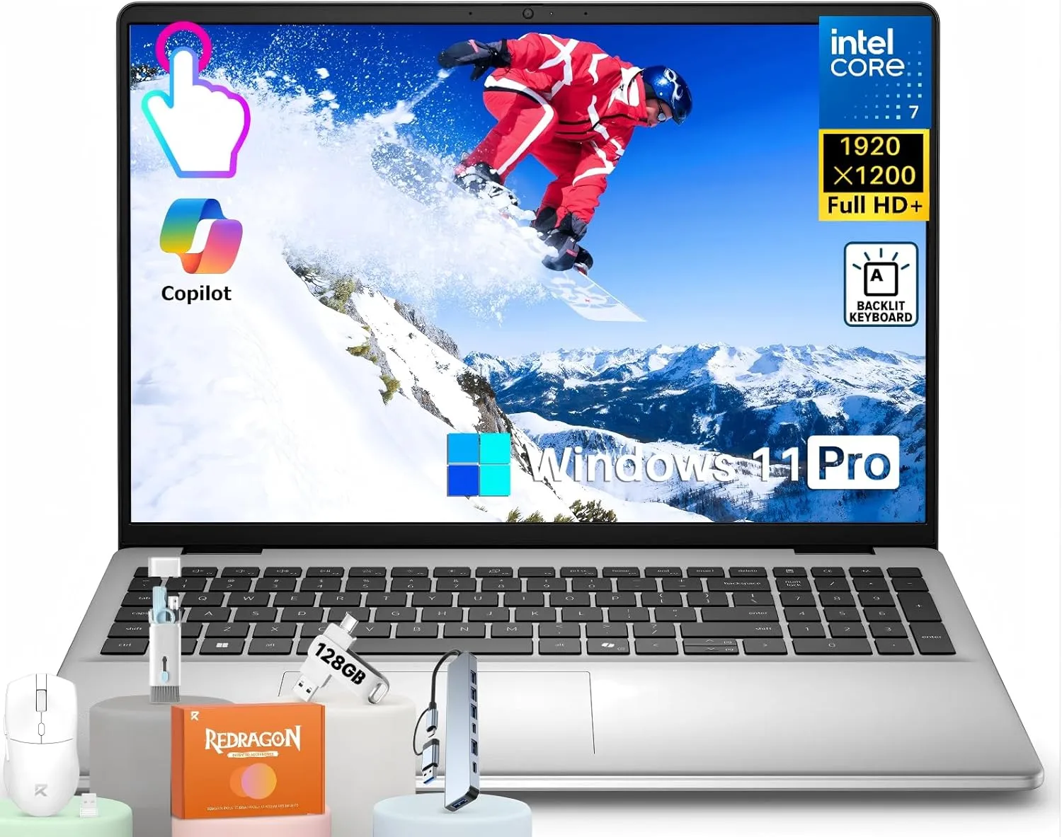 Dell 16 Touchscreen Business Laptop DC16251 16 FHD 1610 300 Nits