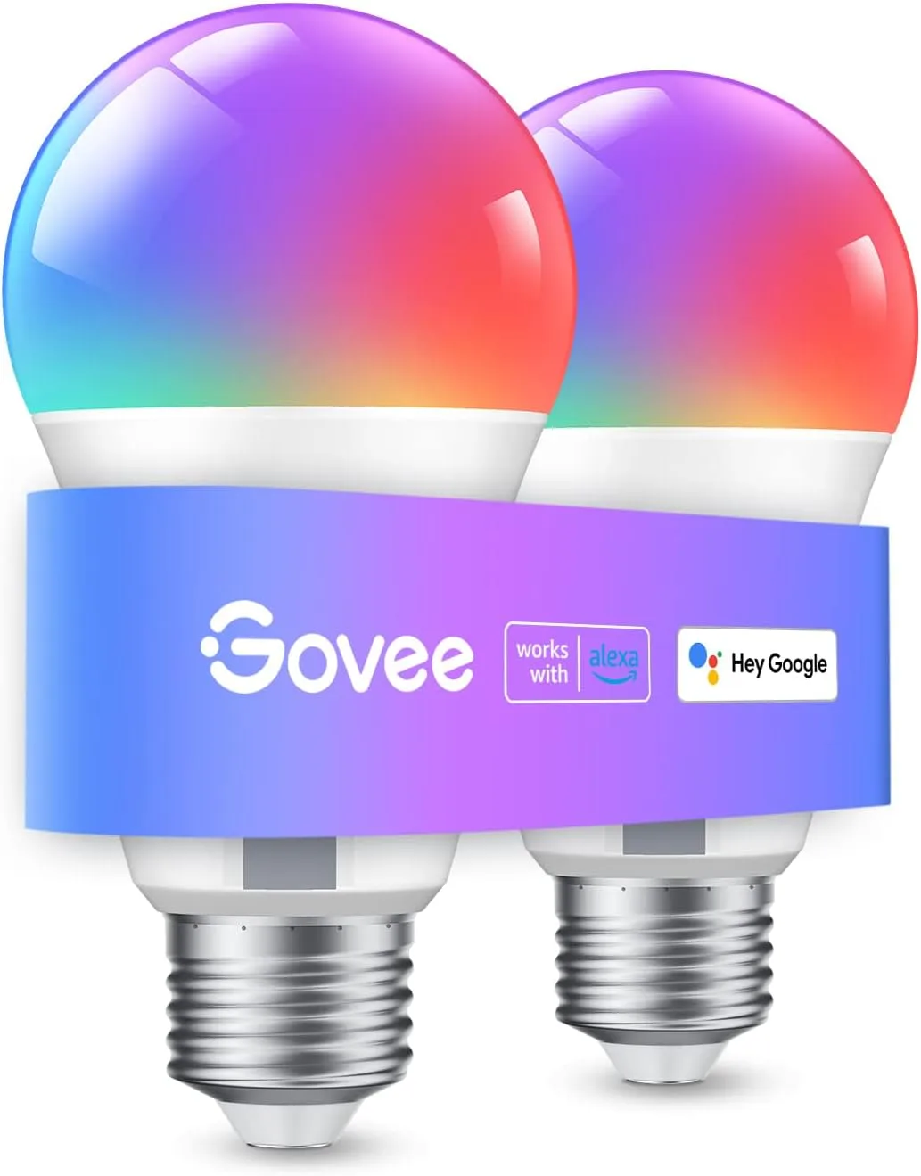 Govee Smart Light Bulbs WiFi Bluetooth Color Changing Light
