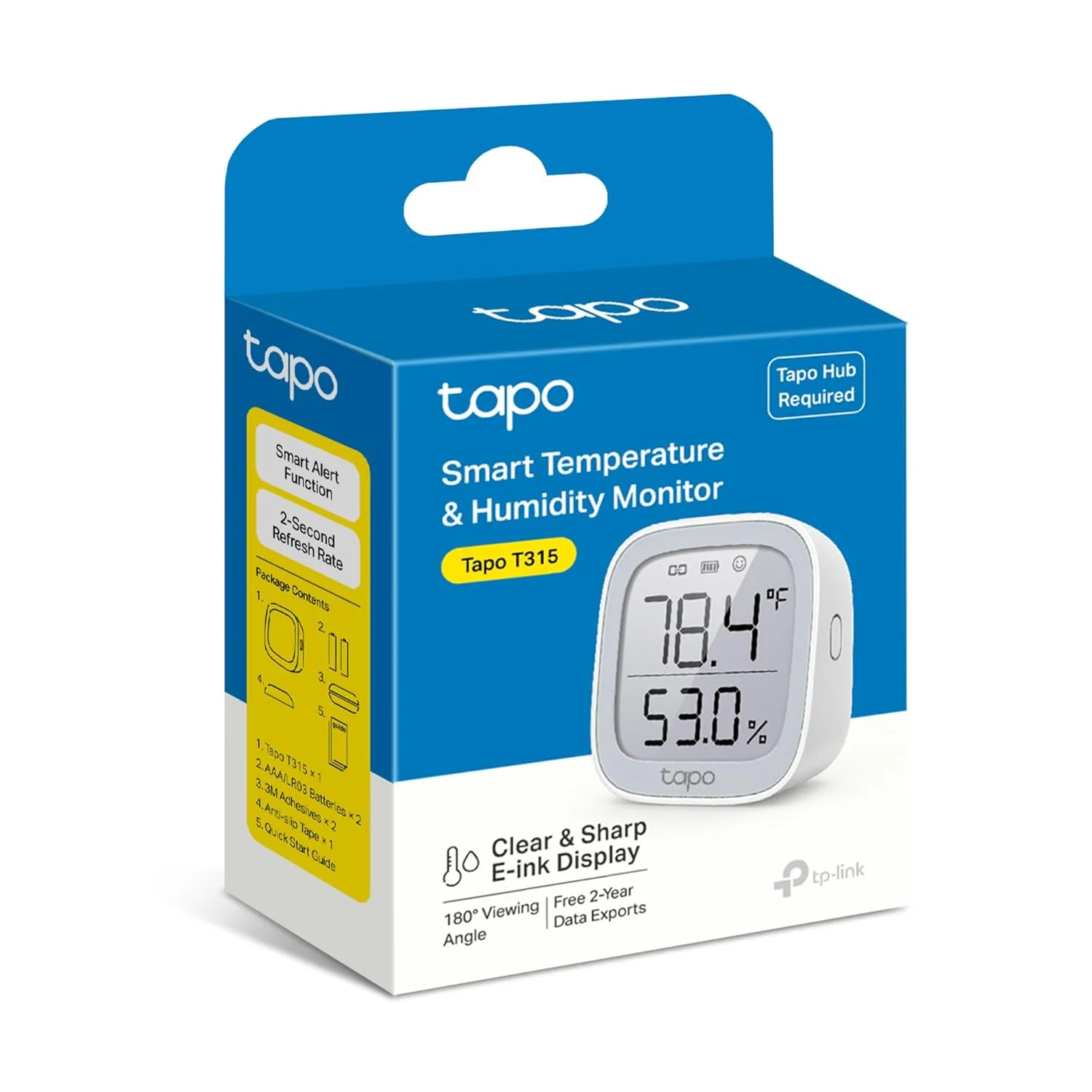 1770972060 836 Tapo Smart Temperature and Humidity Monitor 27 E Ink Display Swiss Made