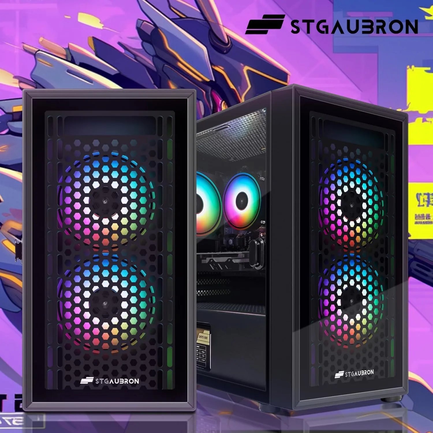 1771143345 24 STGAubron Gaming PC Computer Desktop Intel Core i5 up to