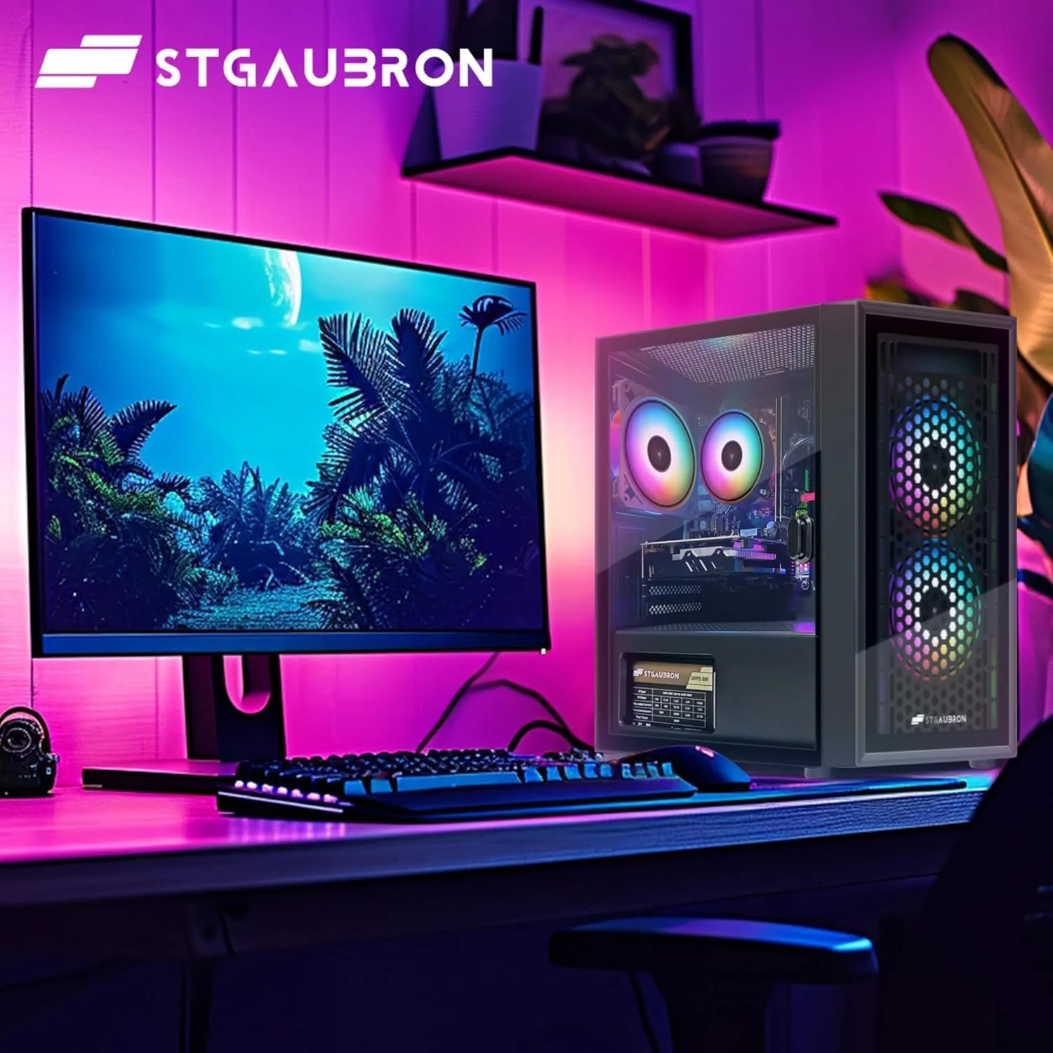 1771143345 336 STGAubron Gaming PC Computer Desktop Intel Core i5 up to