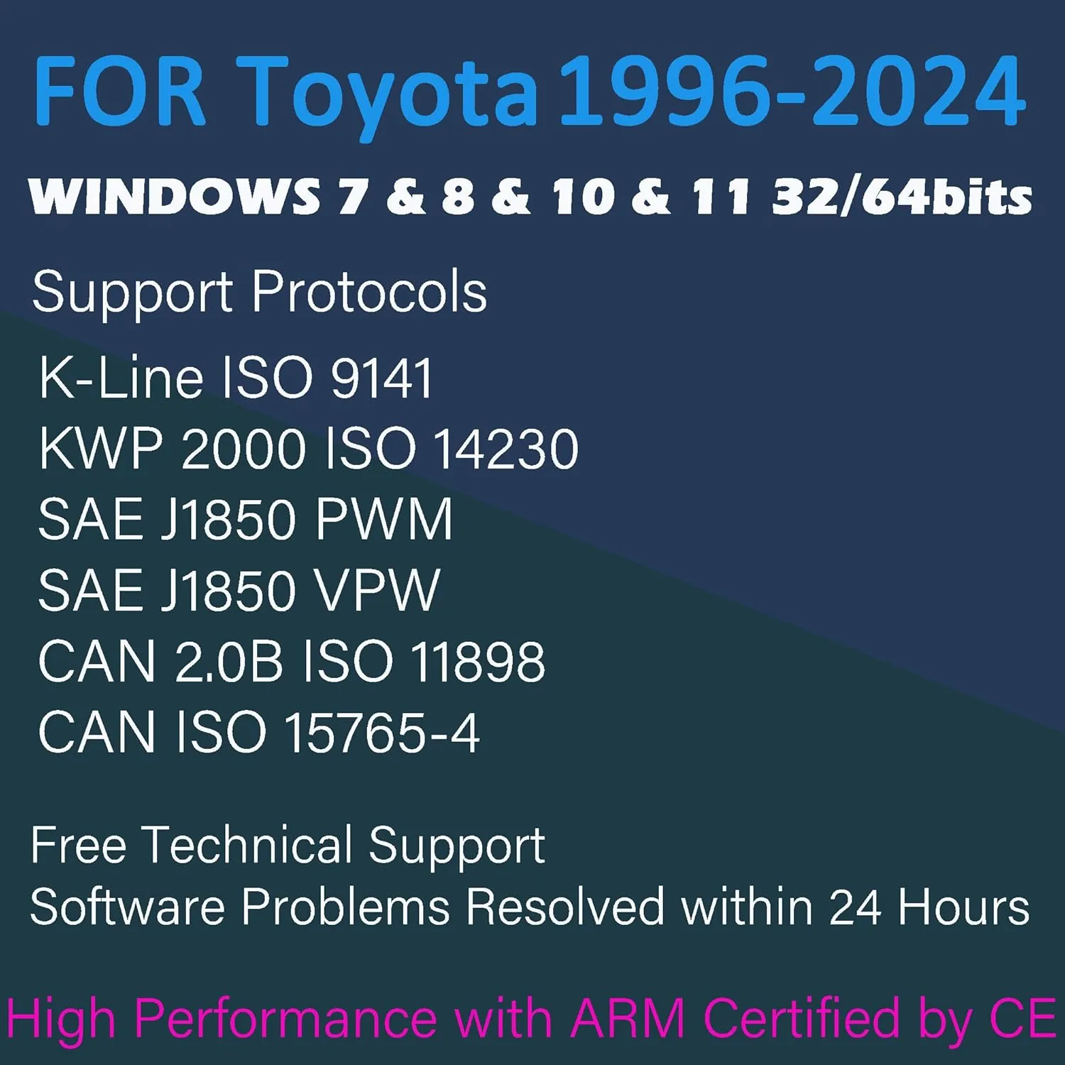 1771234817 83 Mini Vci J2534 TIS OBD2 Techstream with Latest Software V1800008