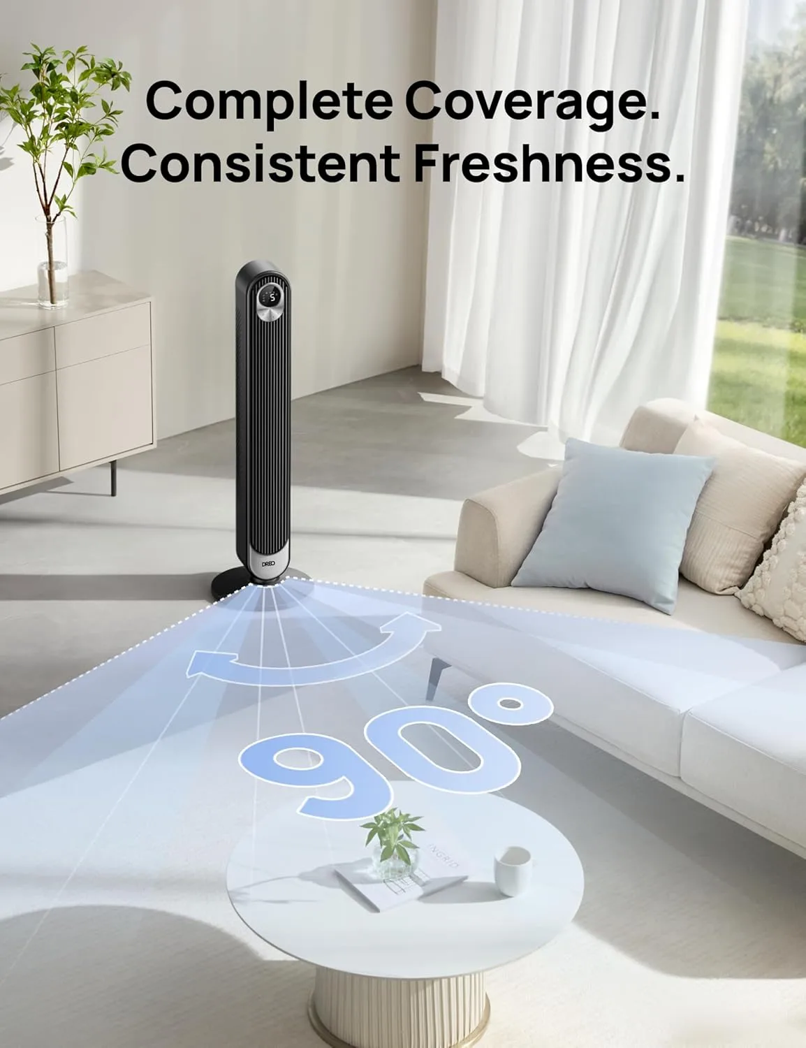 1771239307 652 Dreo Smart Tower Fan WiFi Voice Control Works with AlexaGoogleFloor