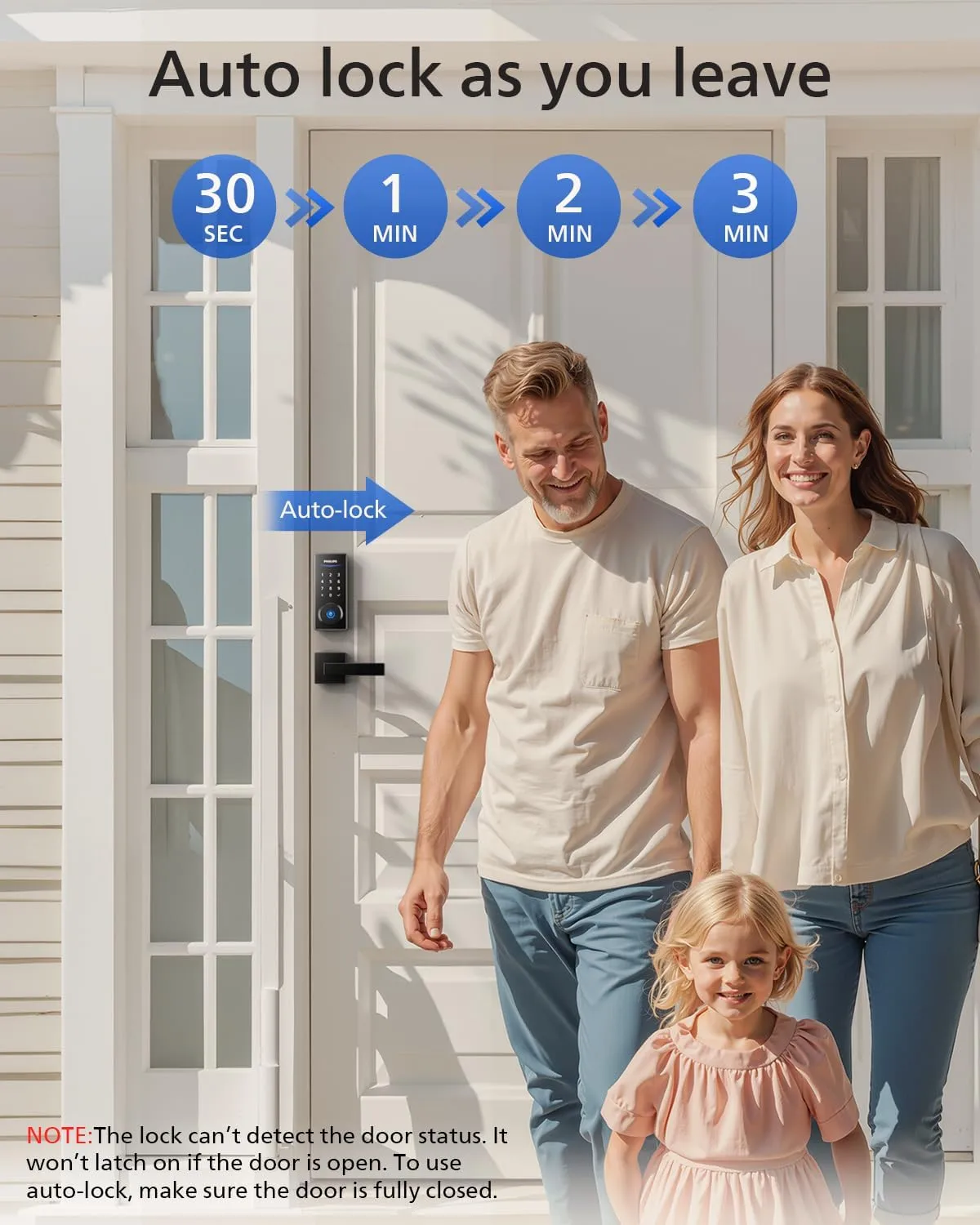 1771274376 306 Philips Smart Lock with Handles Keyless Entry Door Lock Set