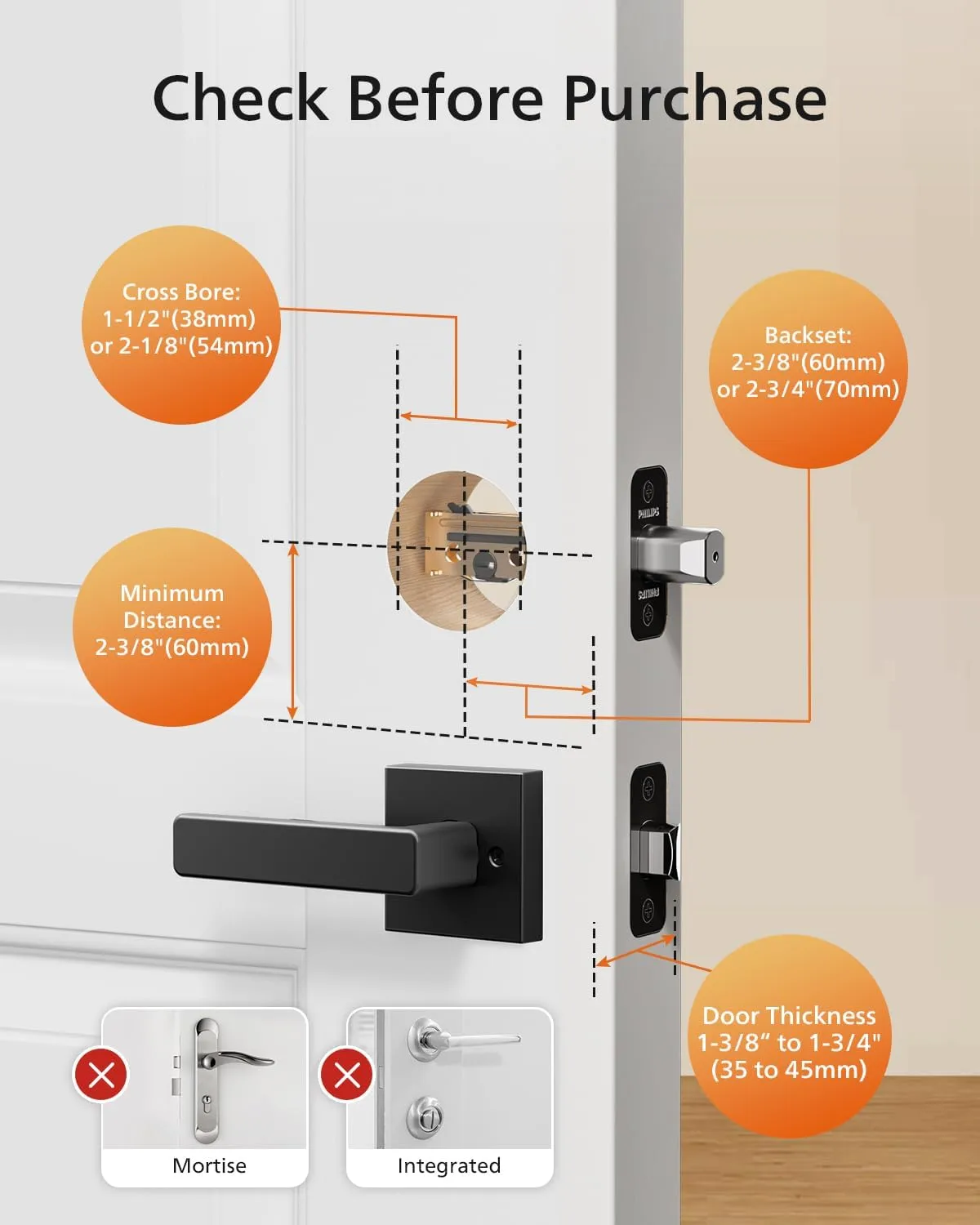 1771274376 952 Philips Smart Lock with Handles Keyless Entry Door Lock Set