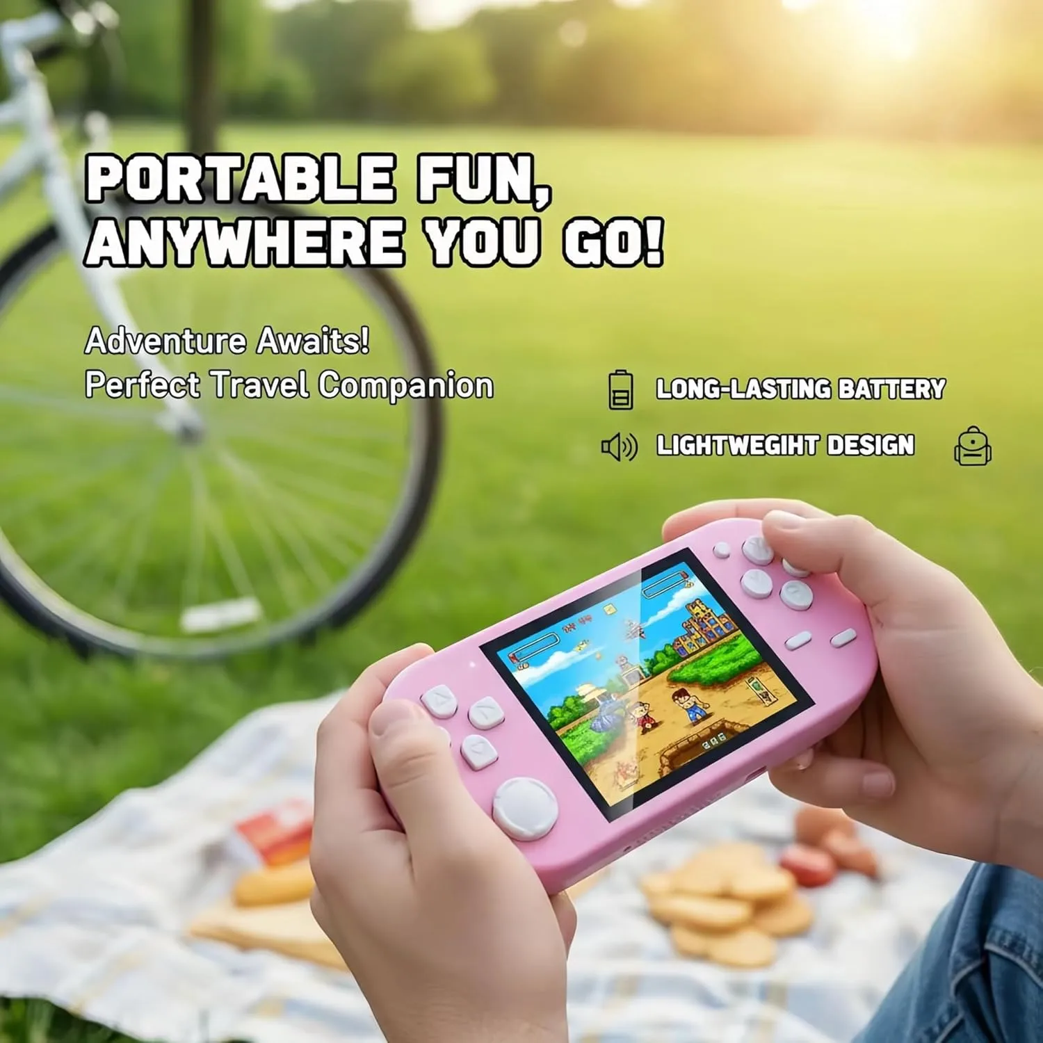 1771332577 12 16 Bit Handheld Game Console 3 Inch HD Screen 300 in 1