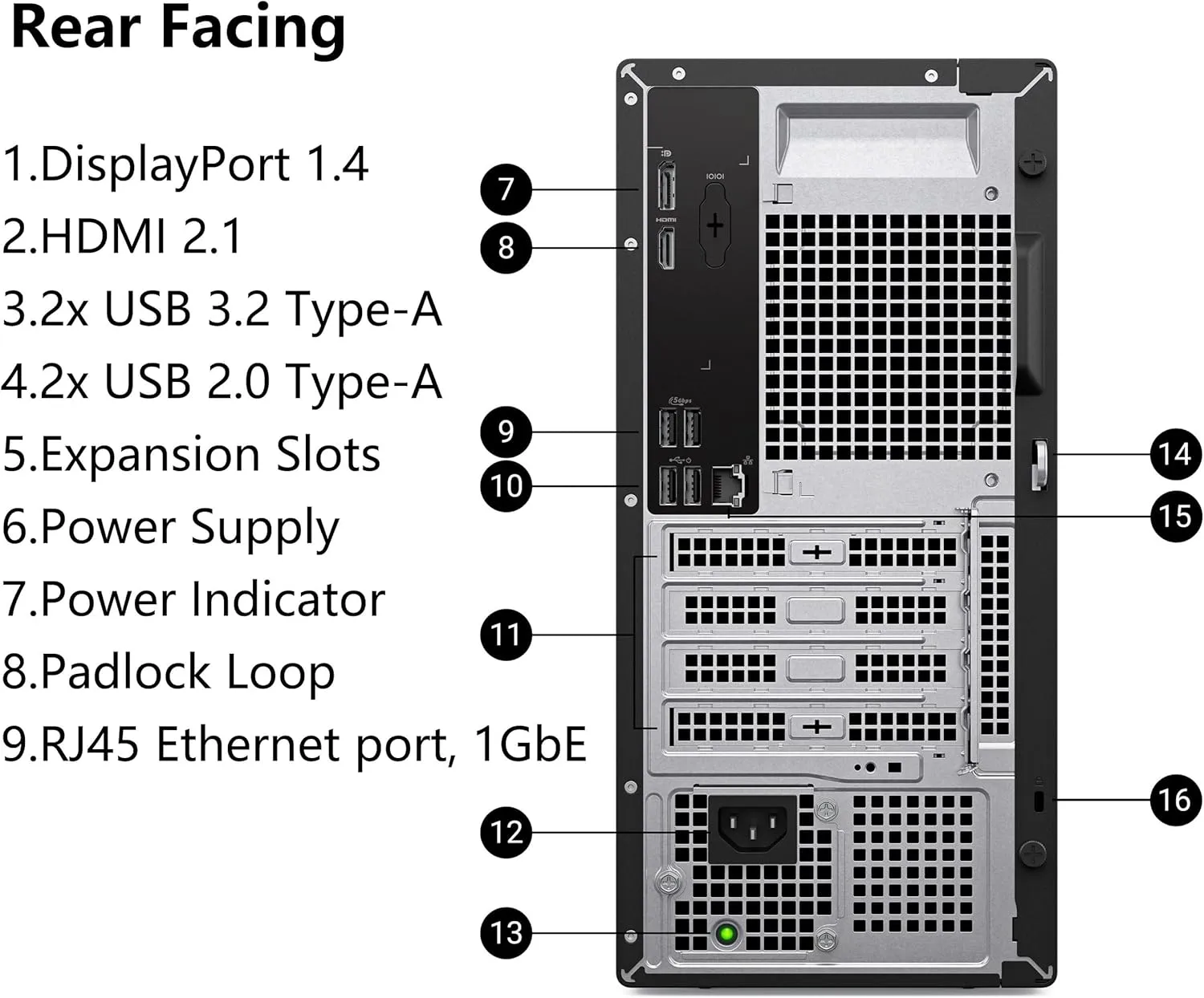 1771390344 178 Dell Tower PC Ect1250 Desktop Computers for Home Business