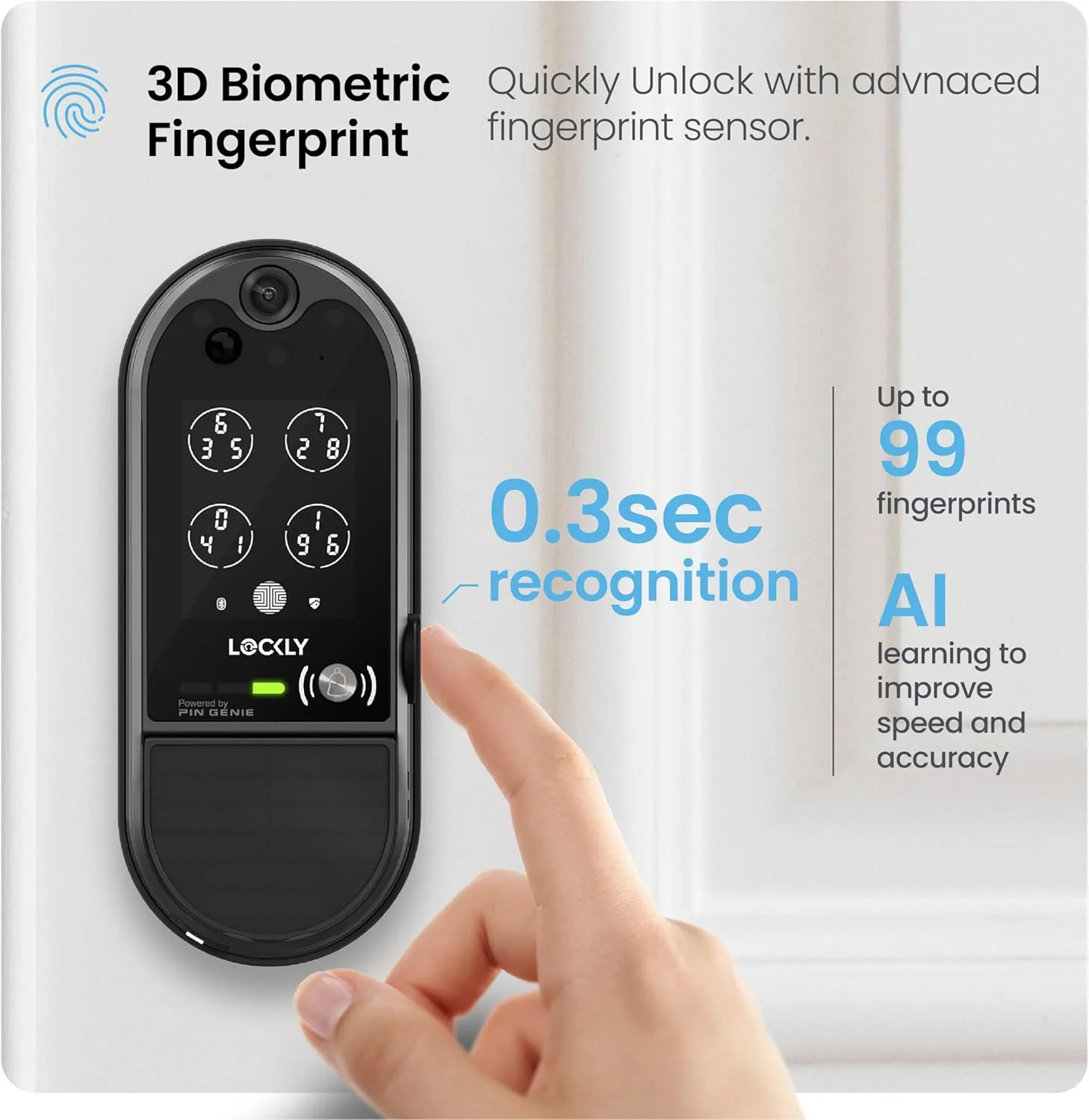 1771505164 270 Lockly Vision Elite Video Smart Lock with Camera Smart Wi Fi