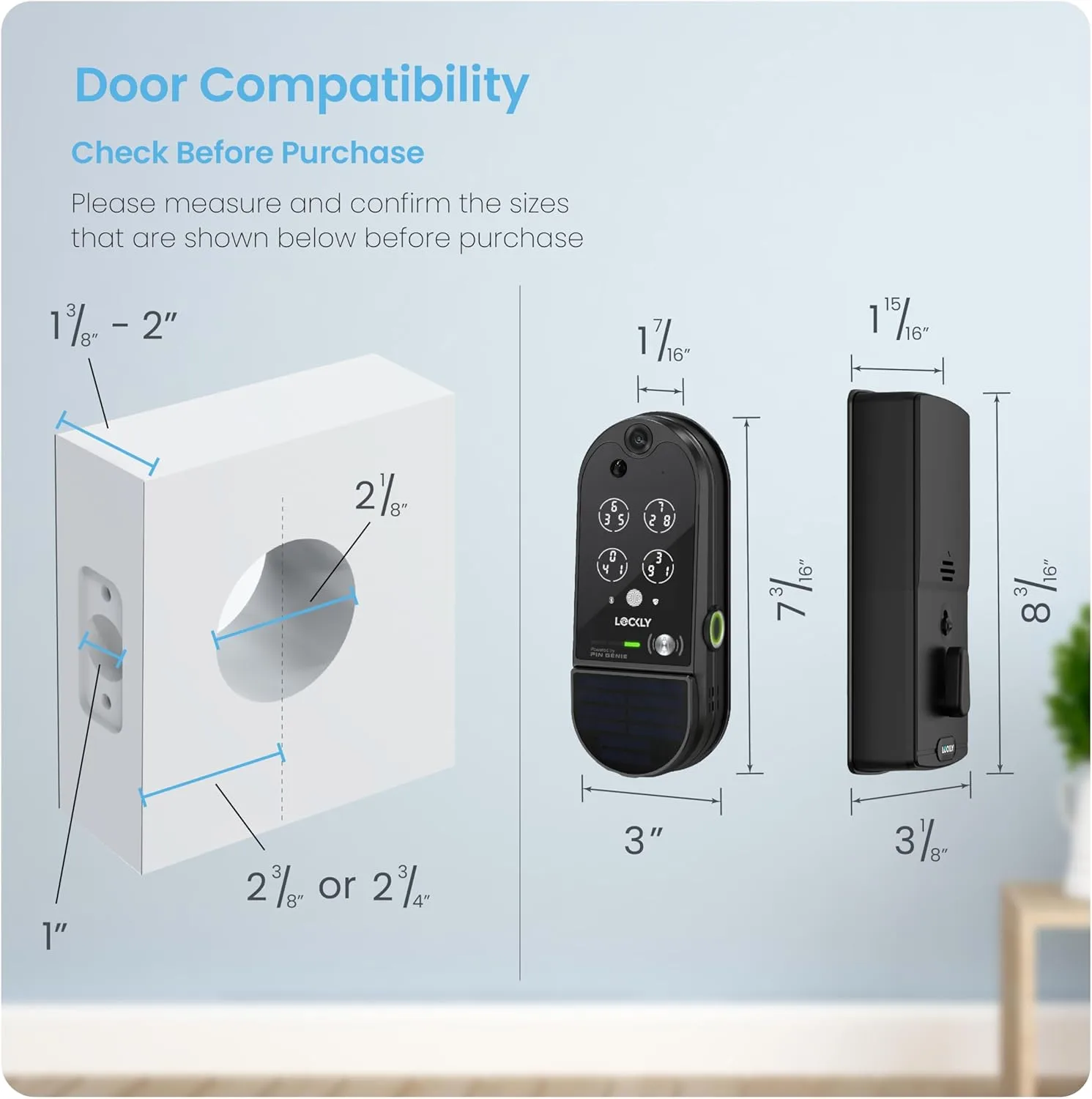 1771505164 610 Lockly Vision Elite Video Smart Lock with Camera Smart Wi Fi