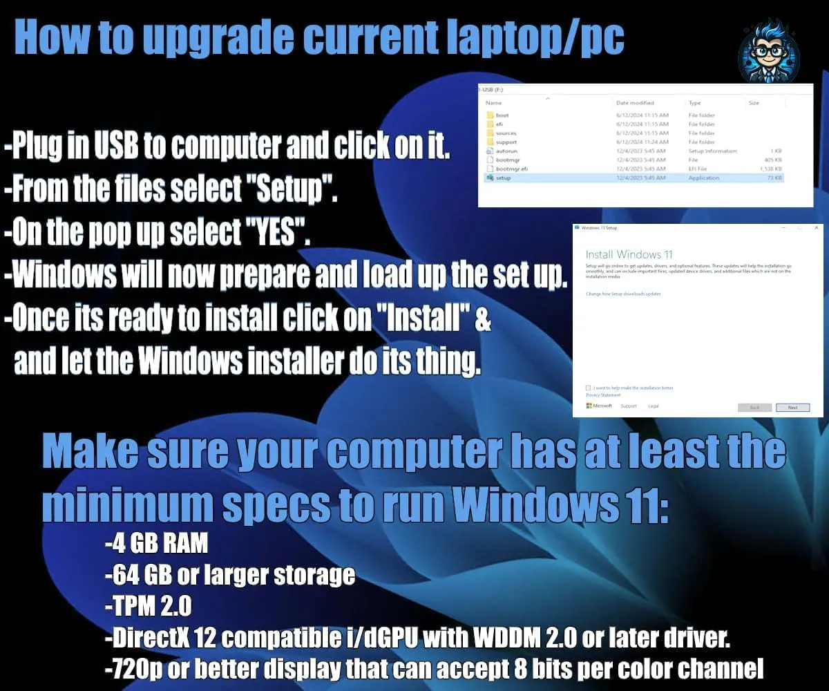 1771552904 962 USB Compatible with Windows 11 professional 64 Bit USB With