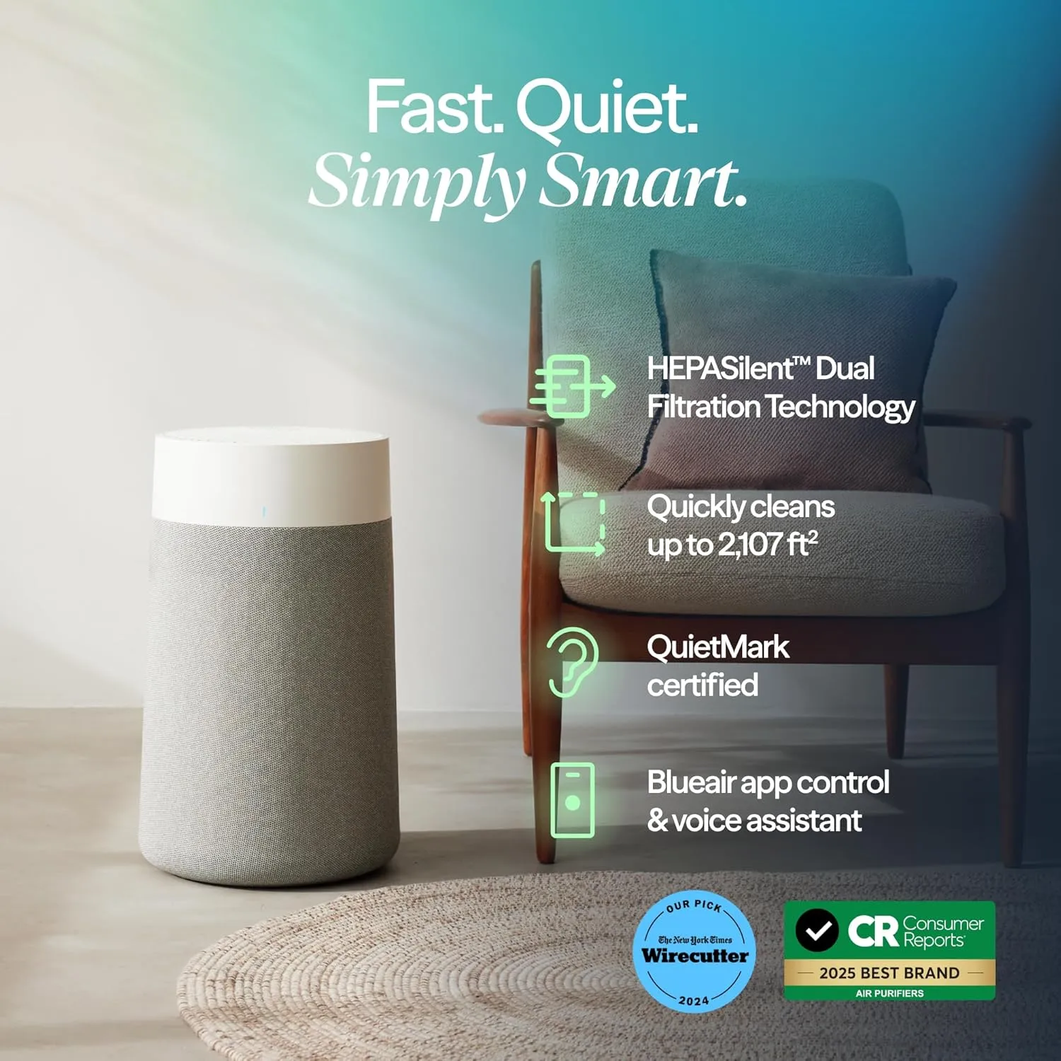 1771732842 554 BLUEAIR Air Purifiers for Medium Rooms Bedroom Kitchen Cleans 1858