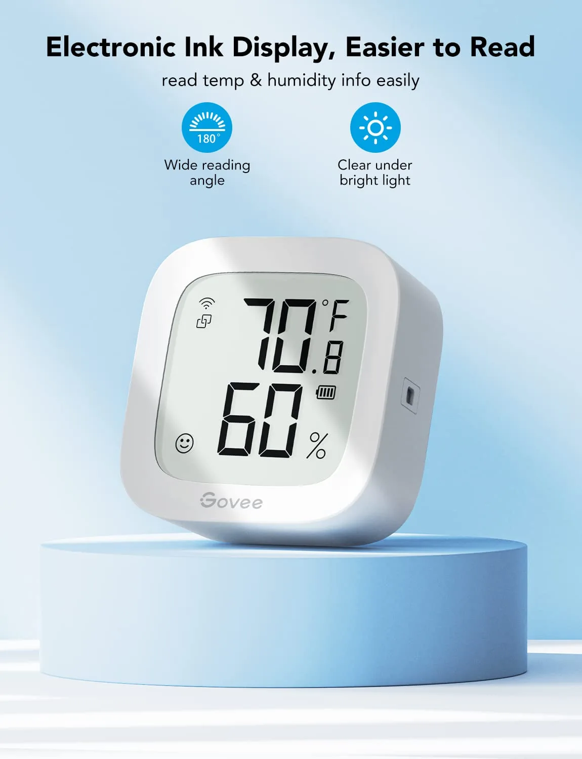 1771785052 373 Govee WiFi Thermometer Hygrometer H5103 Indoor Bluetooth Temperature Humidity Sensor