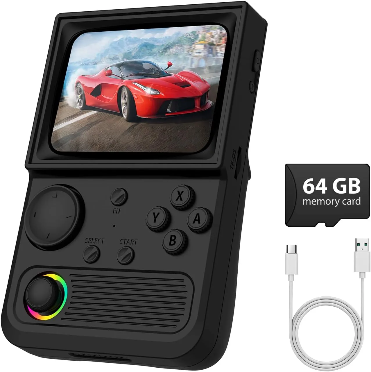 1771895073 194 R36T Retro Gaming Console 35 IPS Screen CRT Inspired Handheld Game