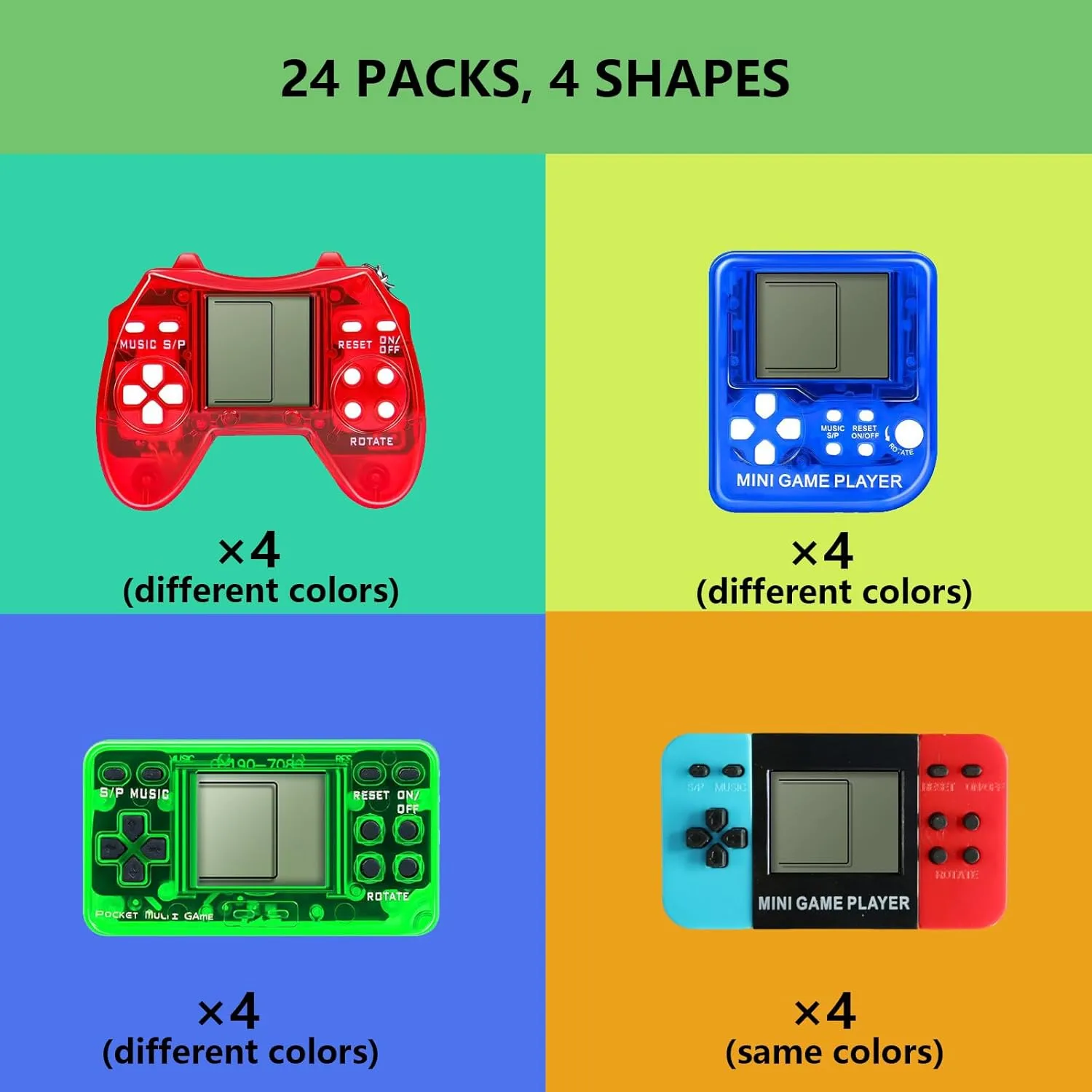 1771912670 365 24Pcs Video Game Party Favors for Kids Arcade Video Game