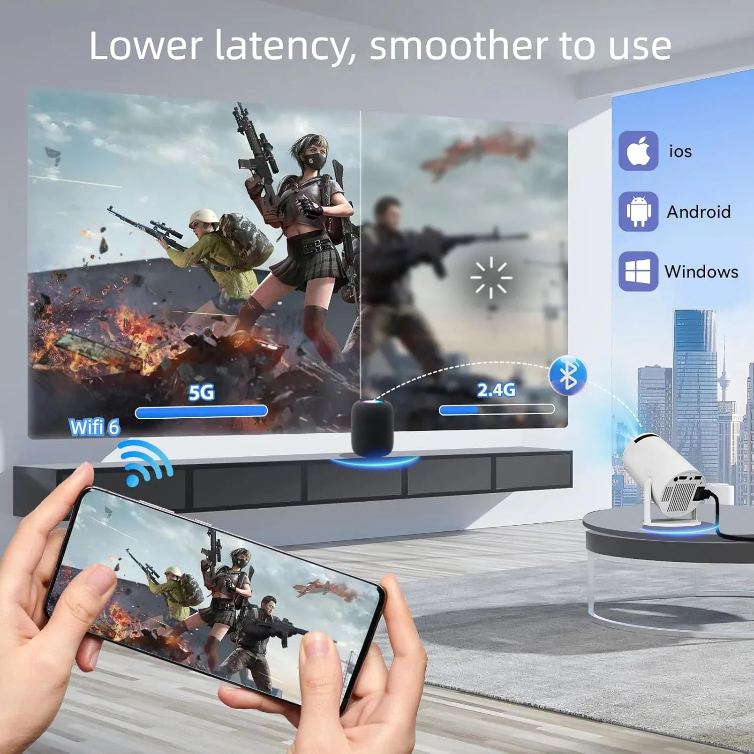 1771966535 512 Portable Mini Game Video Projector 30000 Preloaded Games Android TV