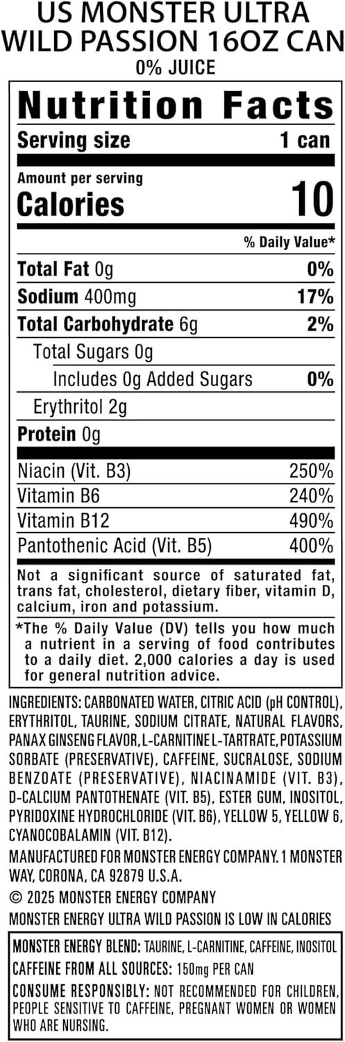 1772062763 778 Monster Energy Ultra Wild Passion Sugar Free Energy Drink 16