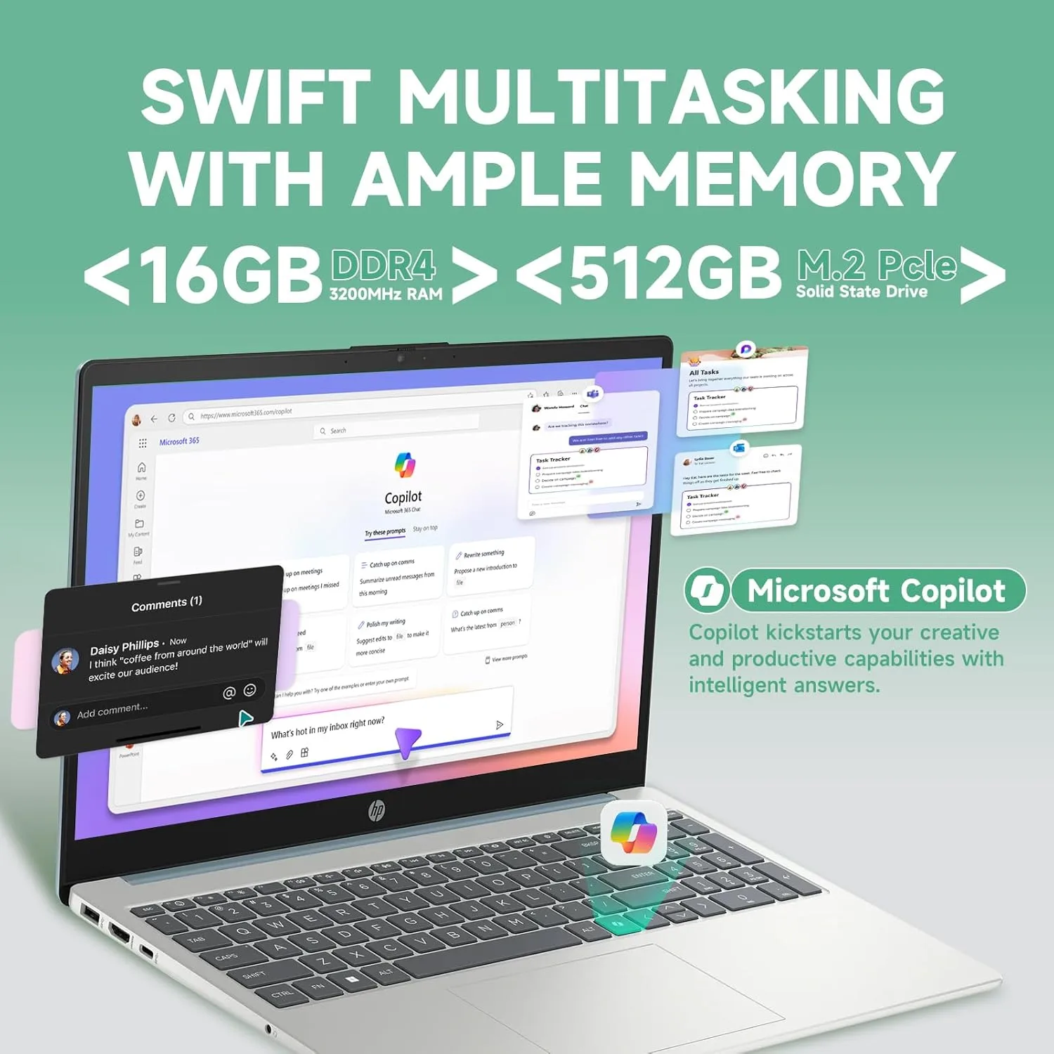 1772192637 336 HP 156 Touchscreen Laptop Computer 16GB RAM 512GB SSD