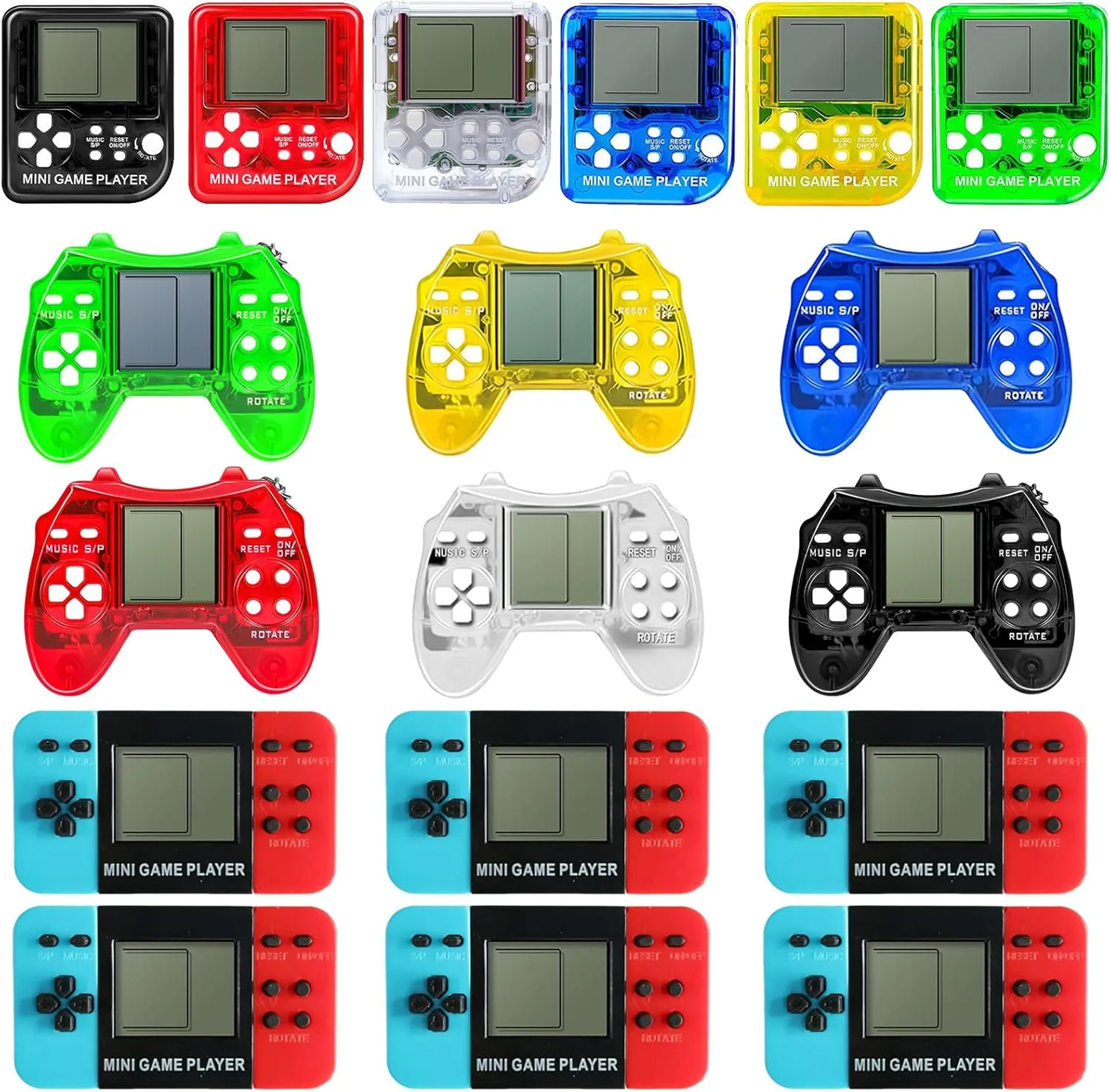 18Pcs Video Game Party Favors for Kids Arcade Video Game