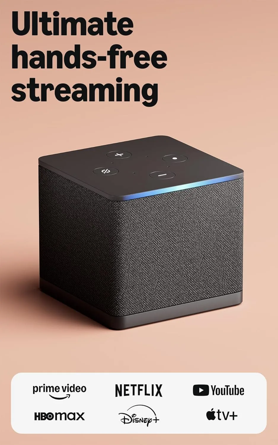 Amazon Fire TV Cube with AI powered Fire TV Search Hands free