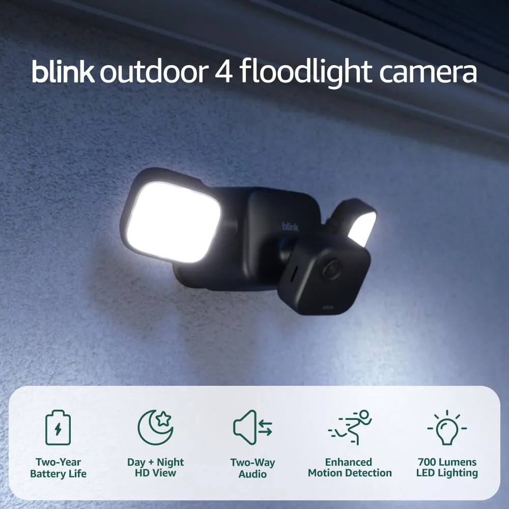 Blink Outdoor 4 Floodlight Camera %E2%80%94 Wireless smart security camera