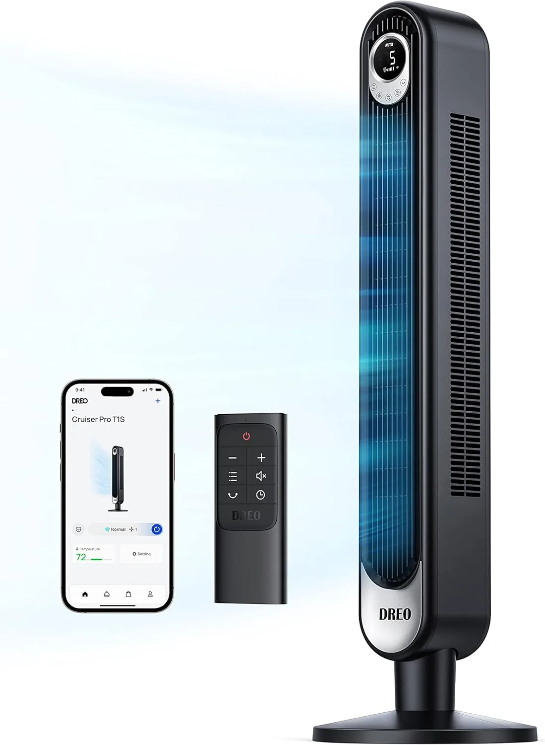 Dreo Smart Tower Fan WiFi Voice Control Works with AlexaGoogleFloor