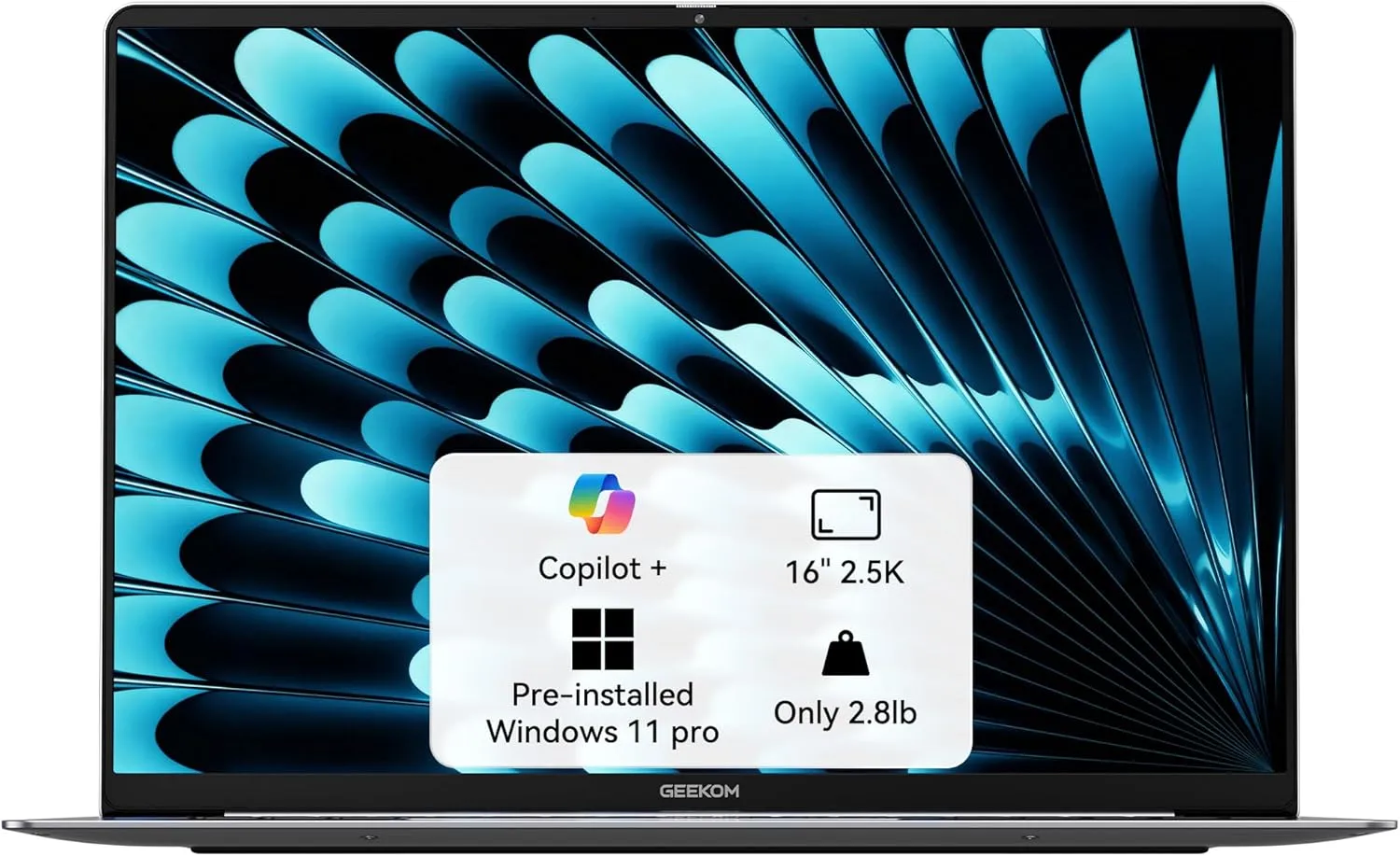 GEEKOM GeekBook X16 Pro 28 lbs Laptop 16 25K 1610