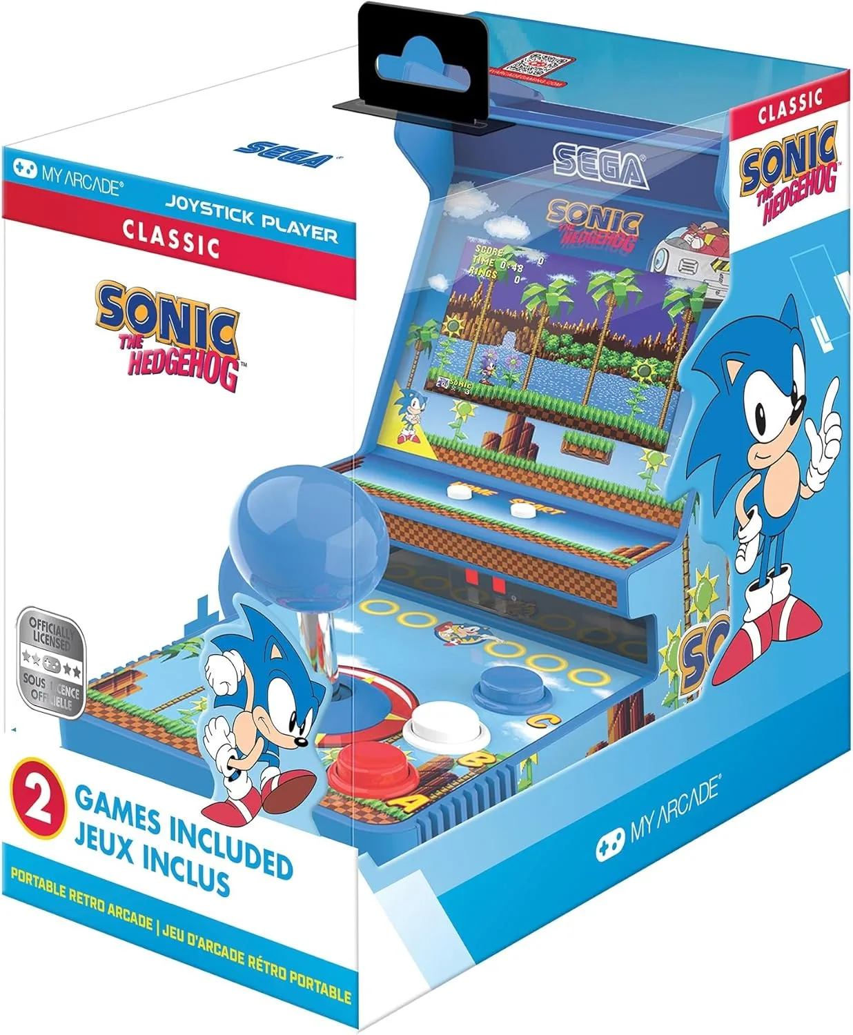 My Arcade Sonic Joystick Player Sonic The Hedgehog 2 Games