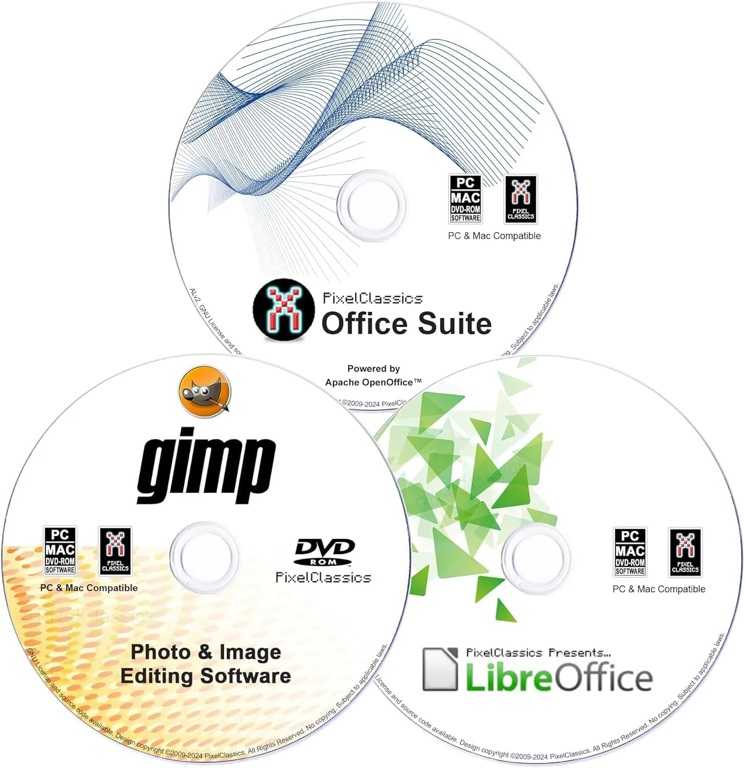 Office Suite LibreOffice 2026 on CD Disc Compatible with