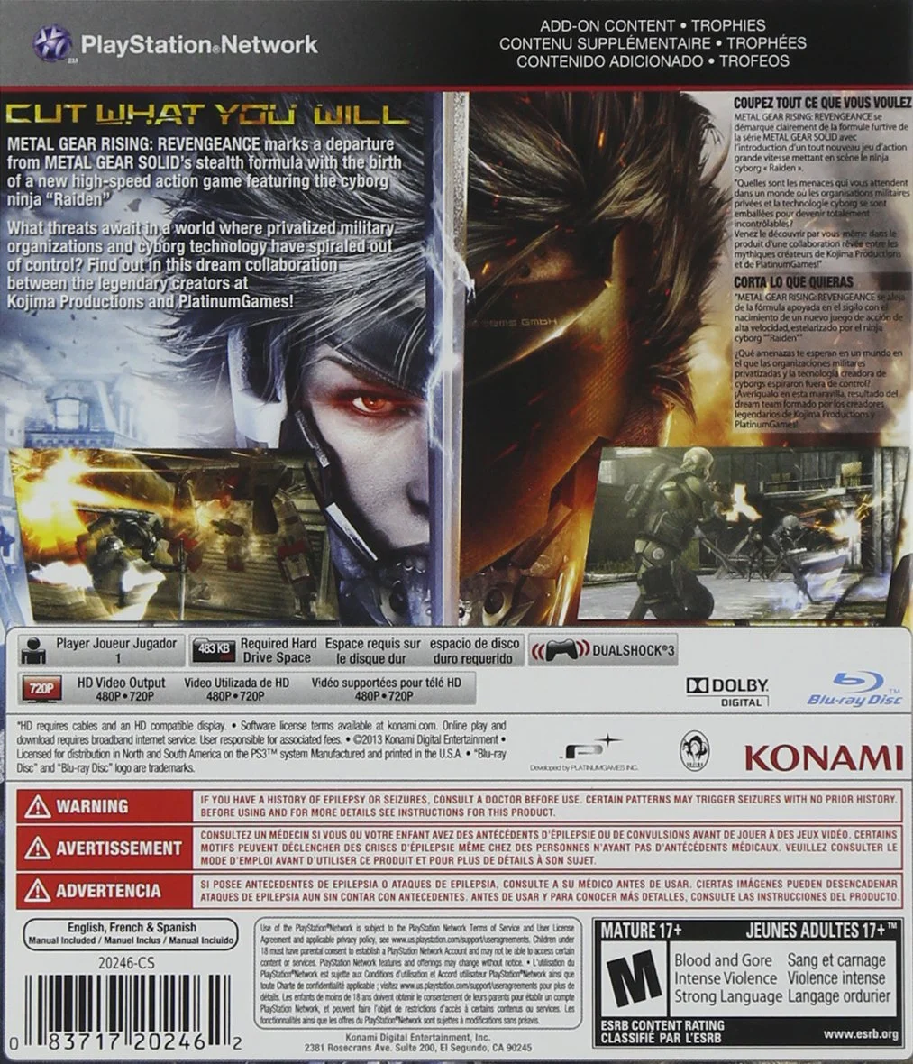 1772366184 106 Metal Gear Rising Revengeance