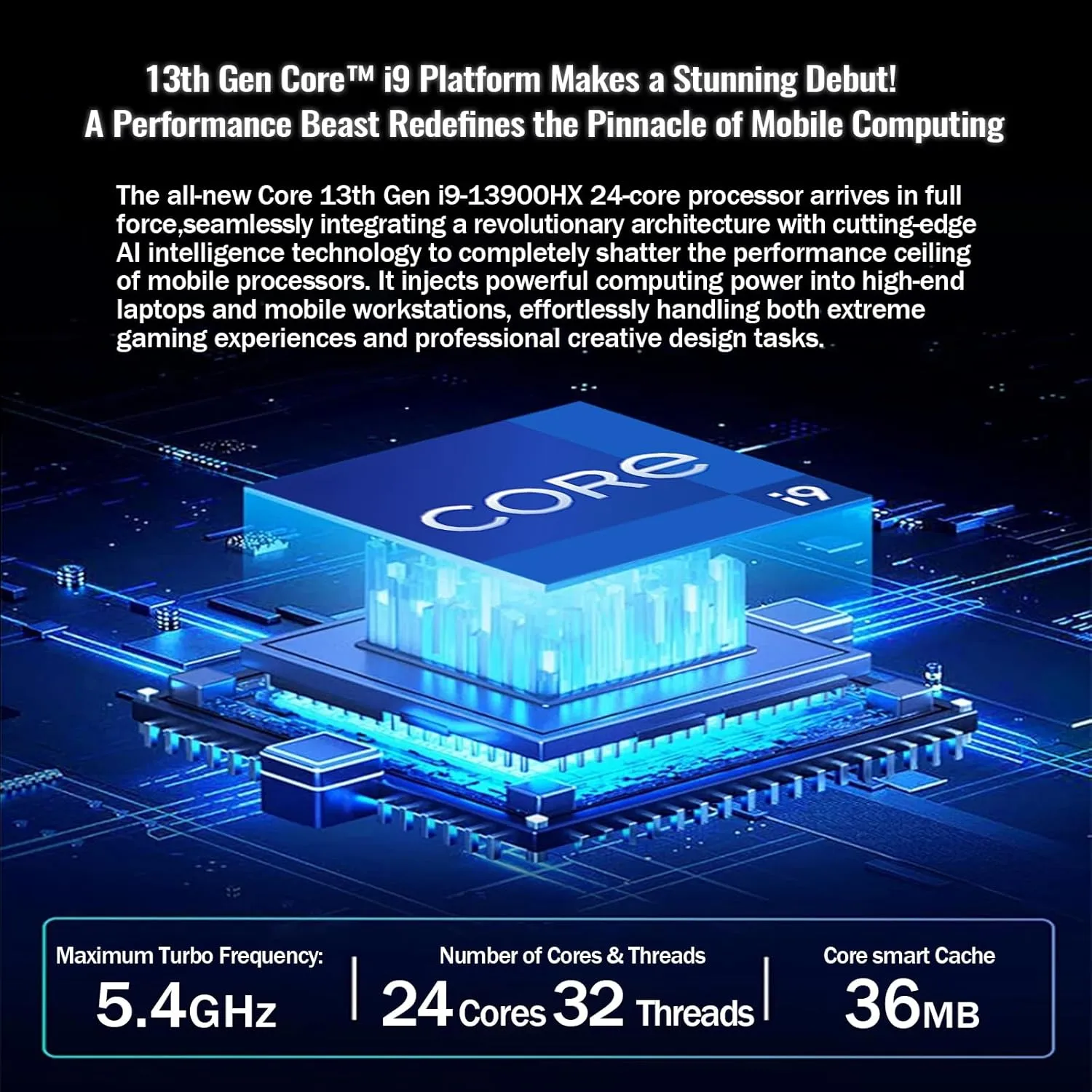 1772370434 572 Gaming PC Core 13th I9 13900HX24Cores 32Threads Up to