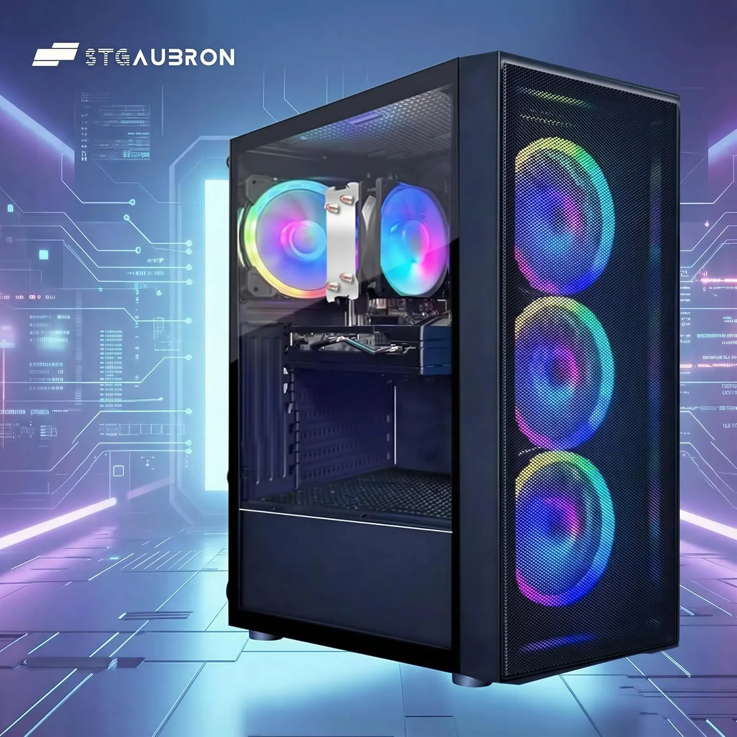 1772552920 185 STGAubron Gaming PC Computer Desktop AMD Ryzen 7 5700G up