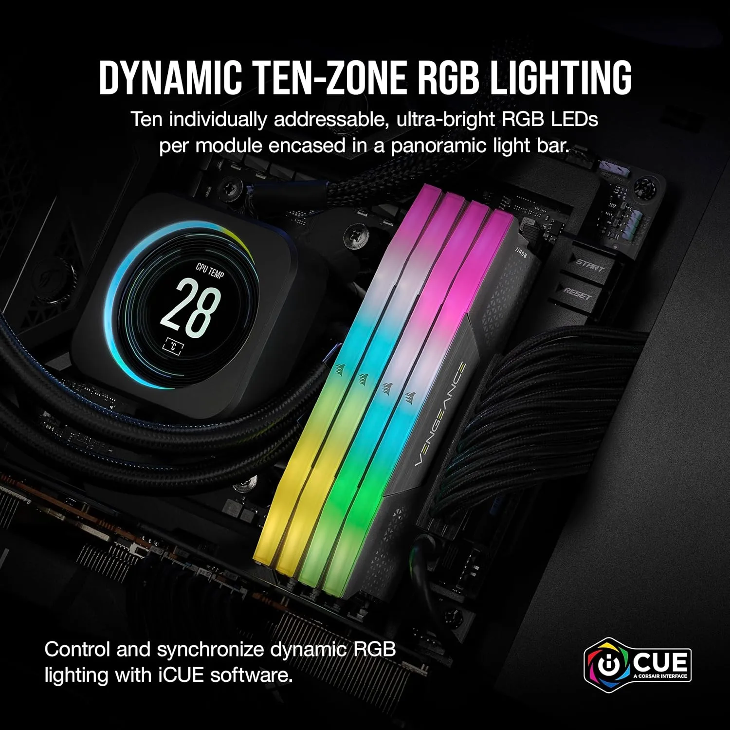1773058423 148 CORSAIR Vengeance RGB DDR5 32GB 2 x 16GB 6000MHz CL38 44 44 96