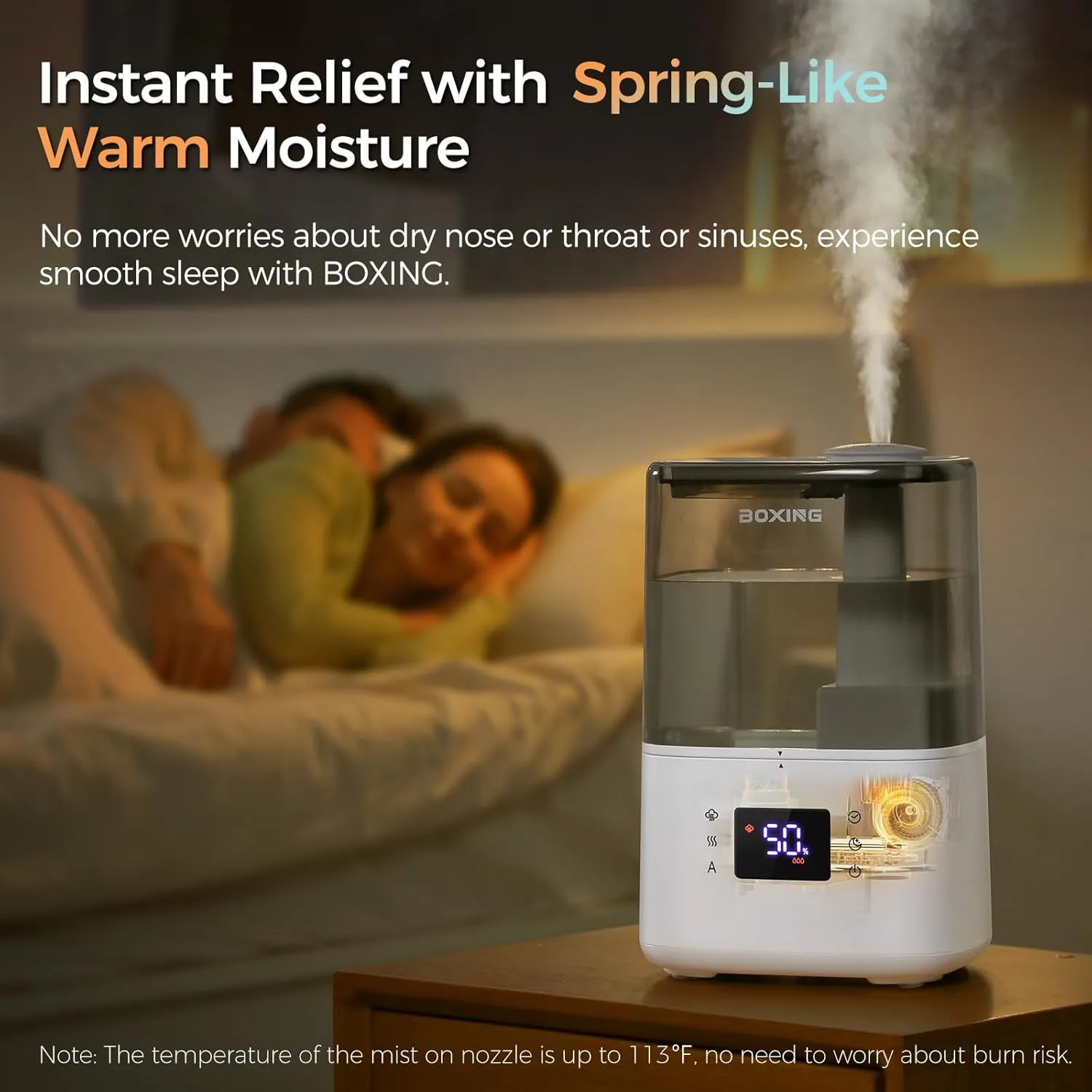 1773506607 119 BOXING Warm and Cool Mist Humidifiers for Bedroom Large Room