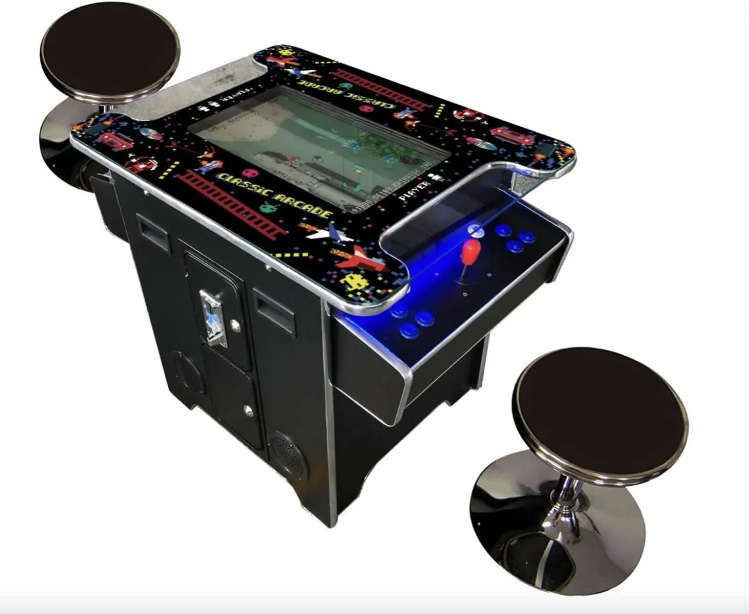 1773654185 590 Full Size Commercial Grade Cocktail Arcade Machine 2 Player Retro