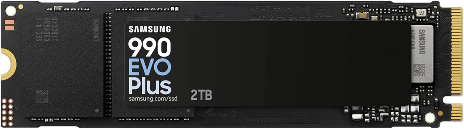 Samsung 990 EVO Plus SSD 2TB PCIe Gen 4x4 Gen