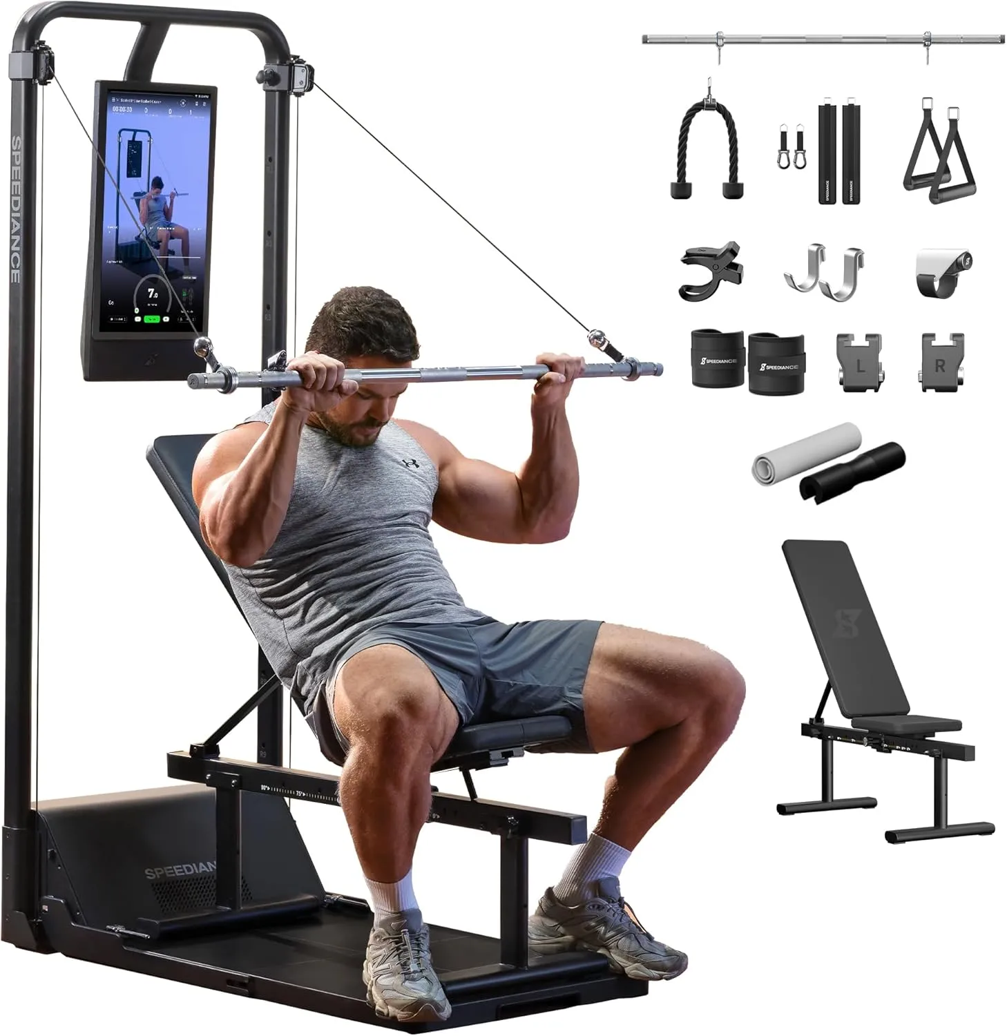 Speediance Home Gym Smart AI Powered Multi Functional Smith Machine for Full